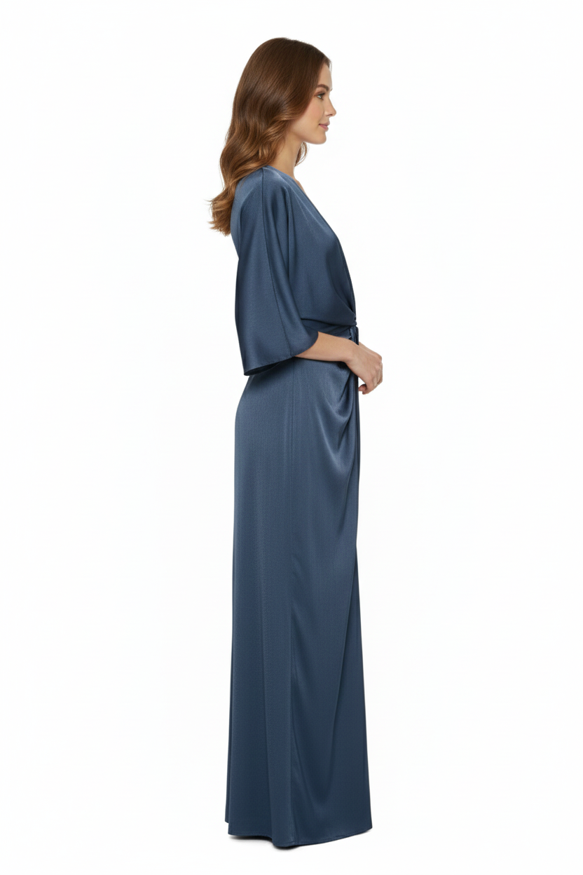 BSB Maxi dress wrap with knot design