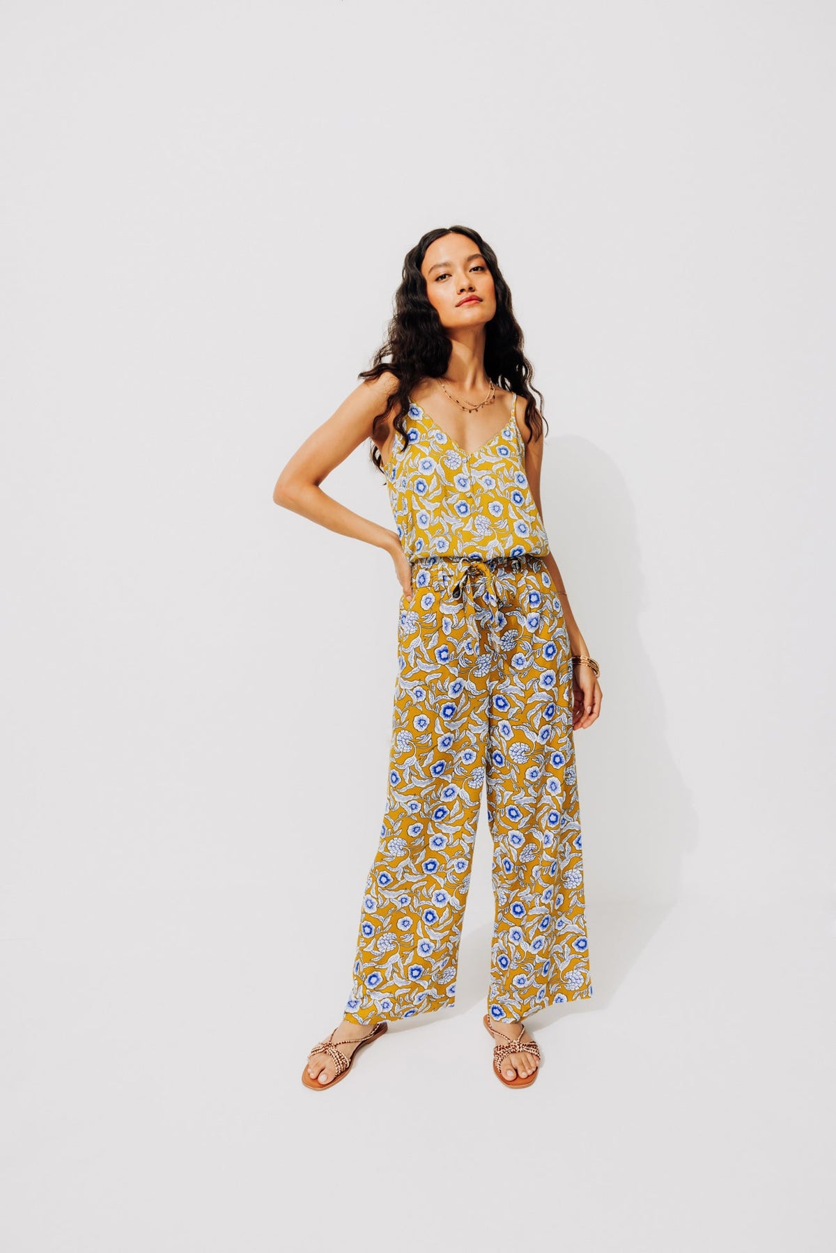 Promod High-Waist Wideleg Trousers