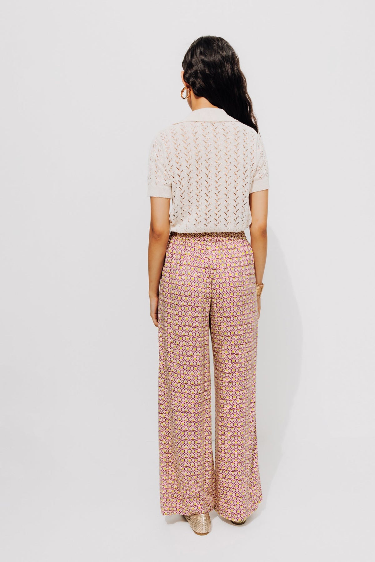 Promod High-Waist Wideleg Trousers