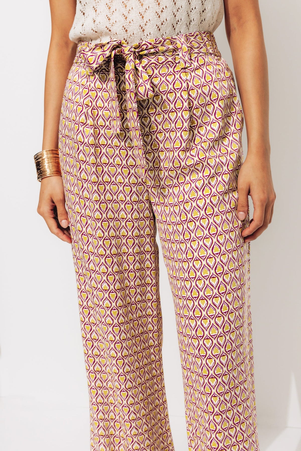 Promod High-Waist Wideleg Trousers