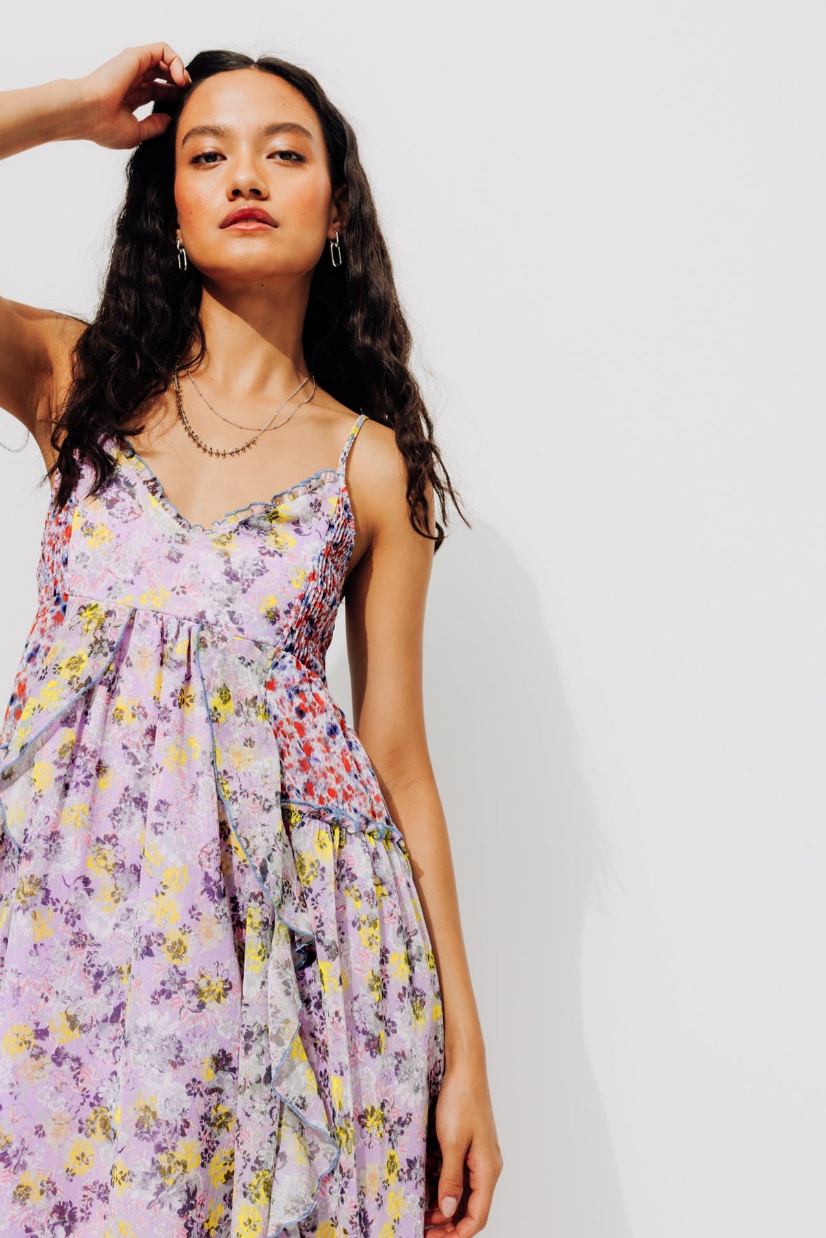 Promod Floral Dress Printed