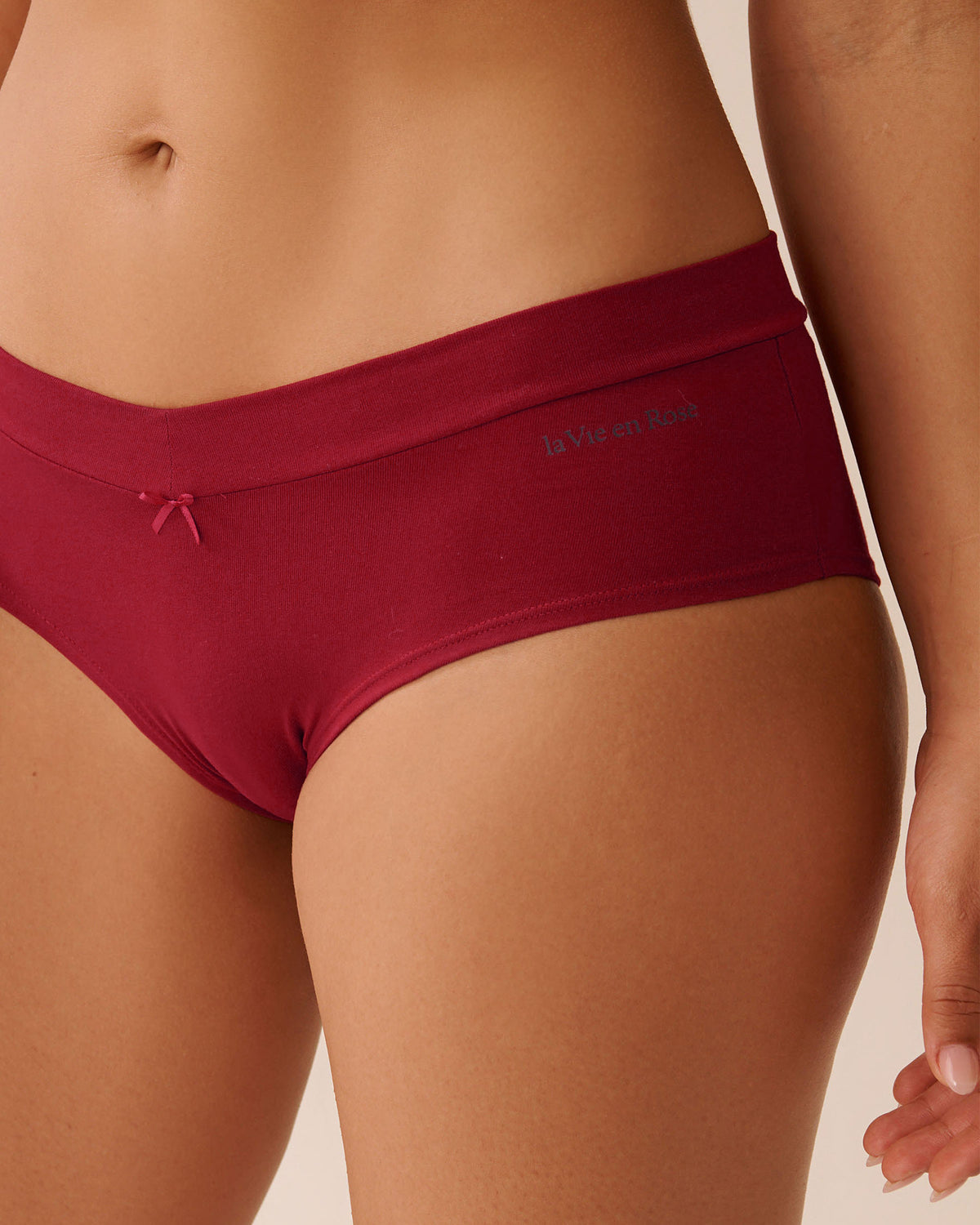 La Vie En Rose Cotton Hiphugger Panty