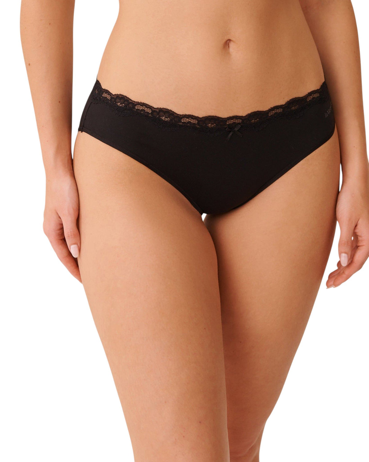 Super Soft Lace Trim Bikini Panty