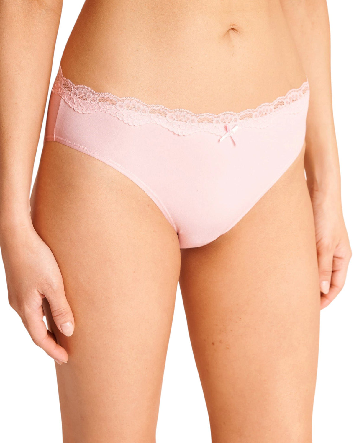 Super Soft Lace Trim Bikini Panty