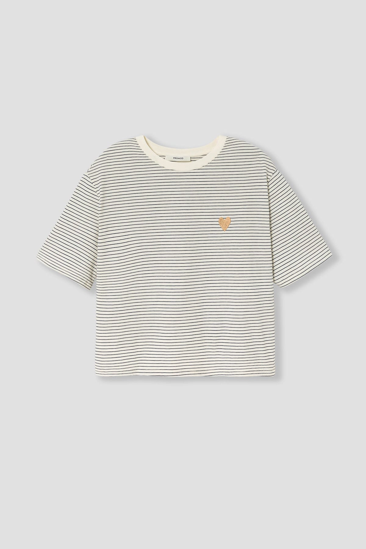 Promod T-Shirt With Heart Motif