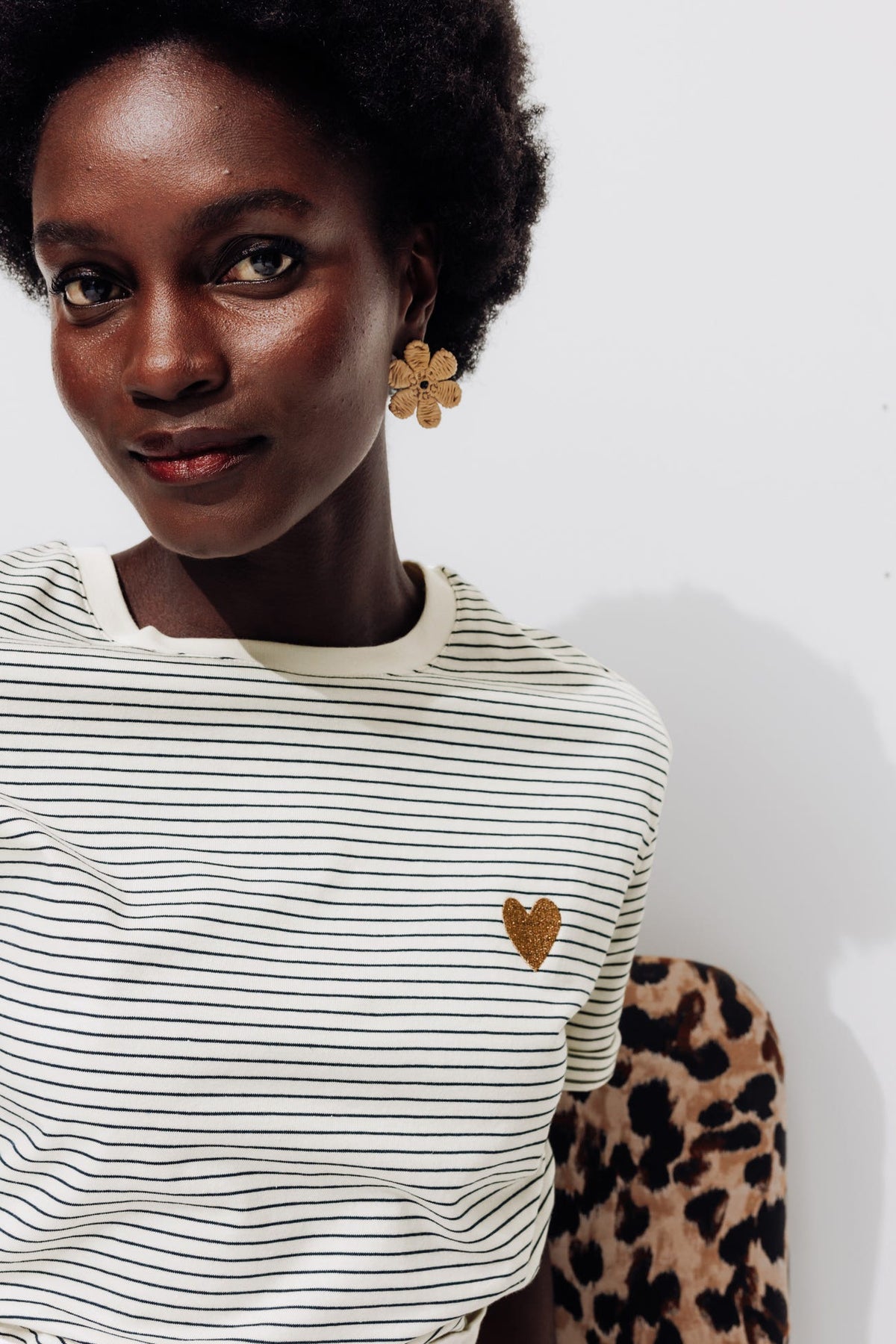 Promod T-Shirt With Heart Motif