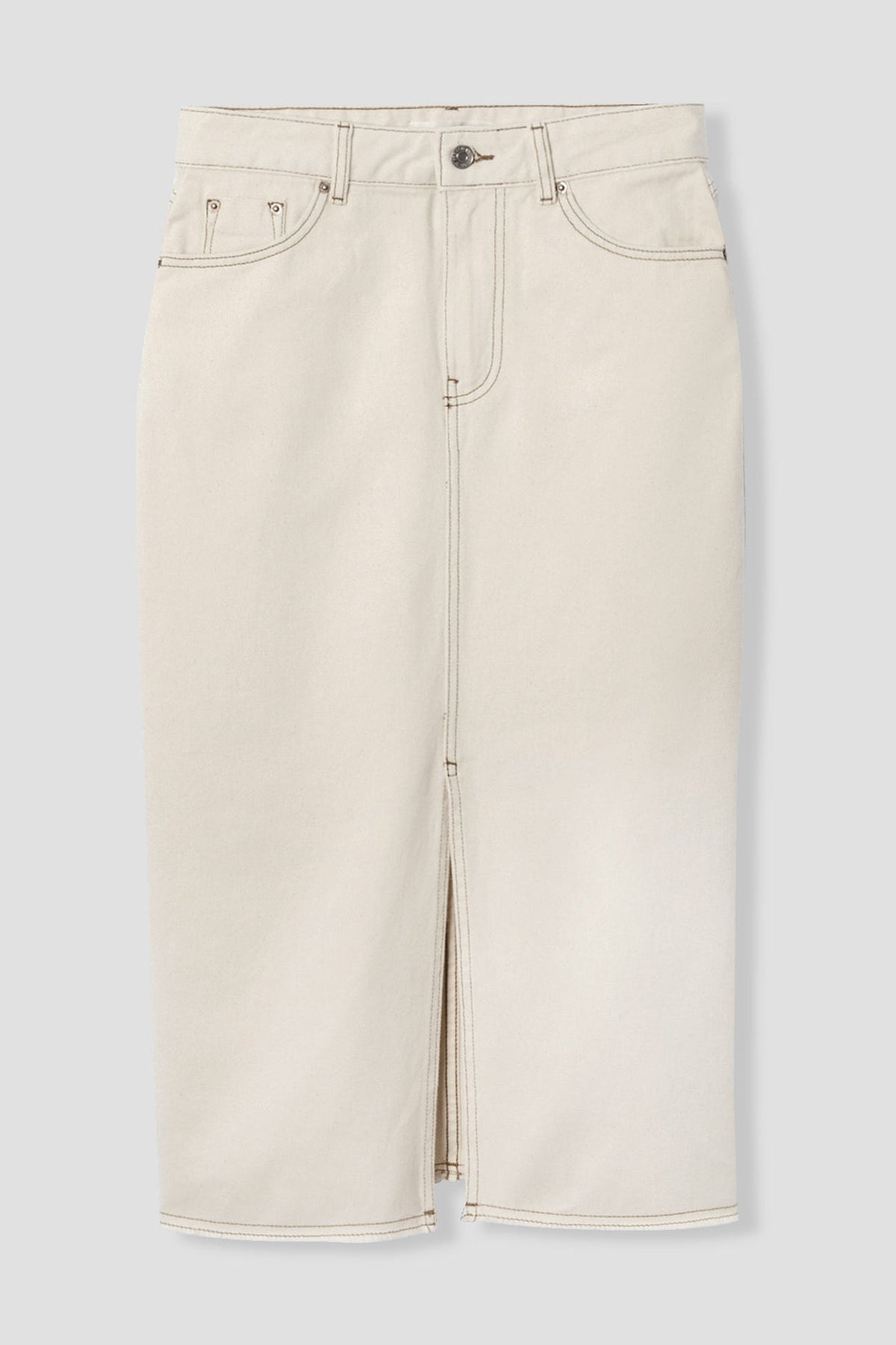 Promod Midi Canvas Skirt