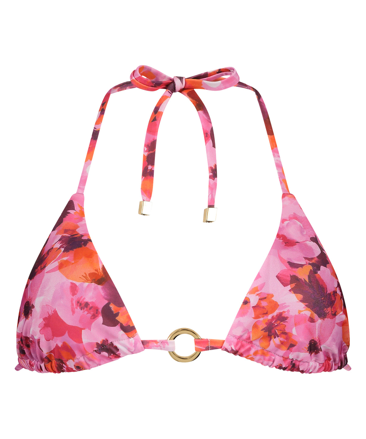 HUNKEMÖLLER Floral Triangle Bikini Top