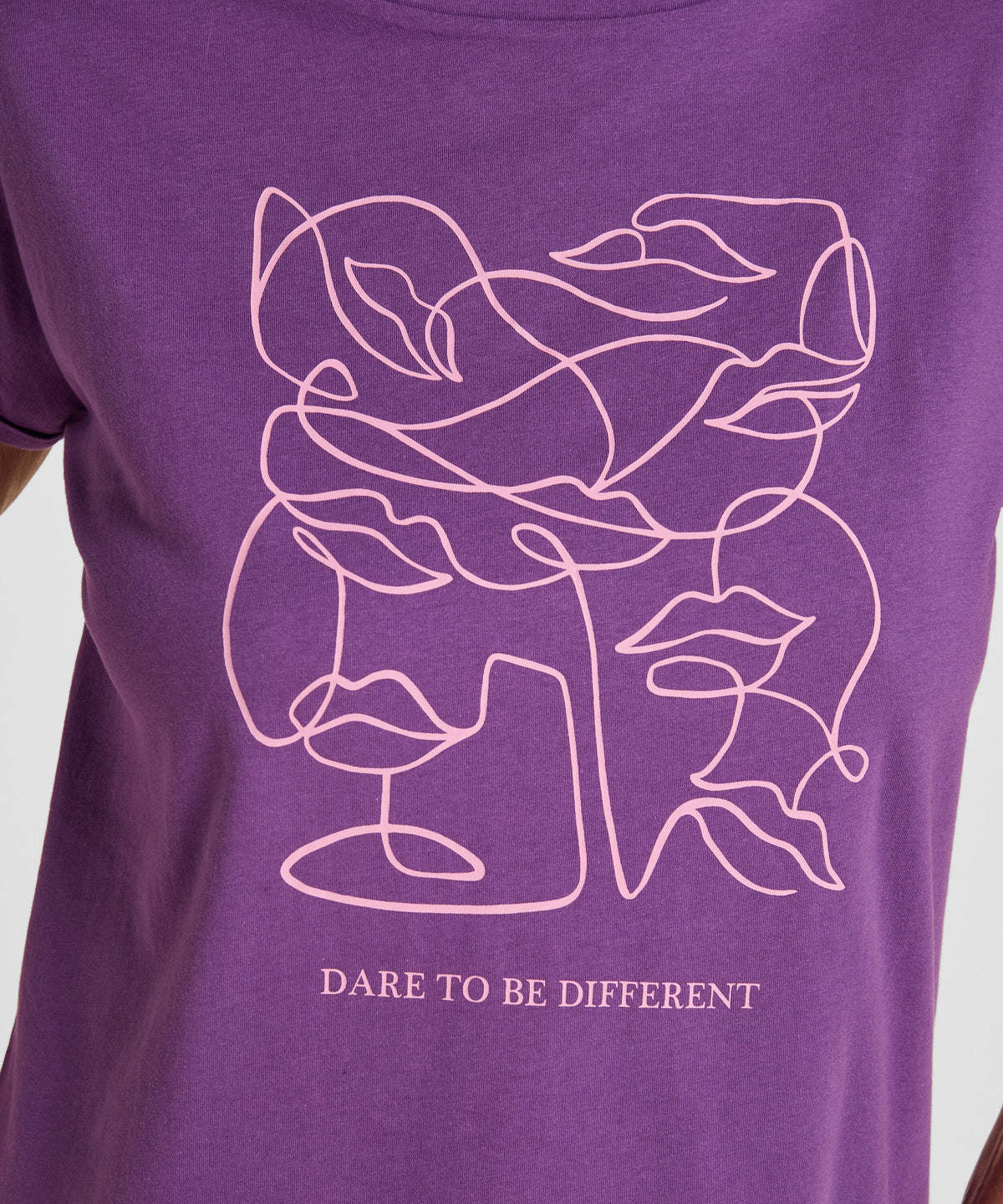 Round Neck Nightshirt - Purple
