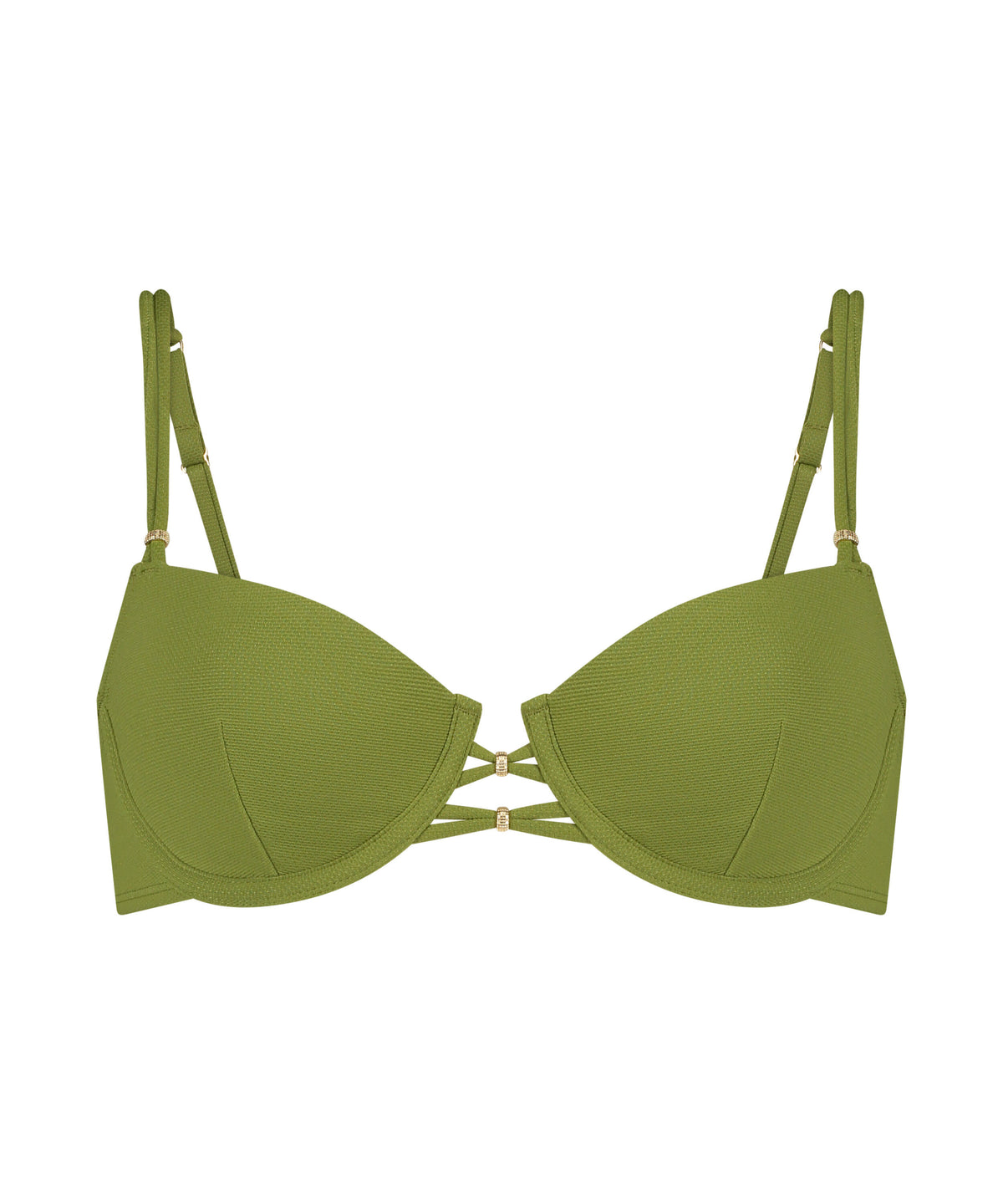 HUNKEMÖLLER Holbox Textured Padded Bikini Top