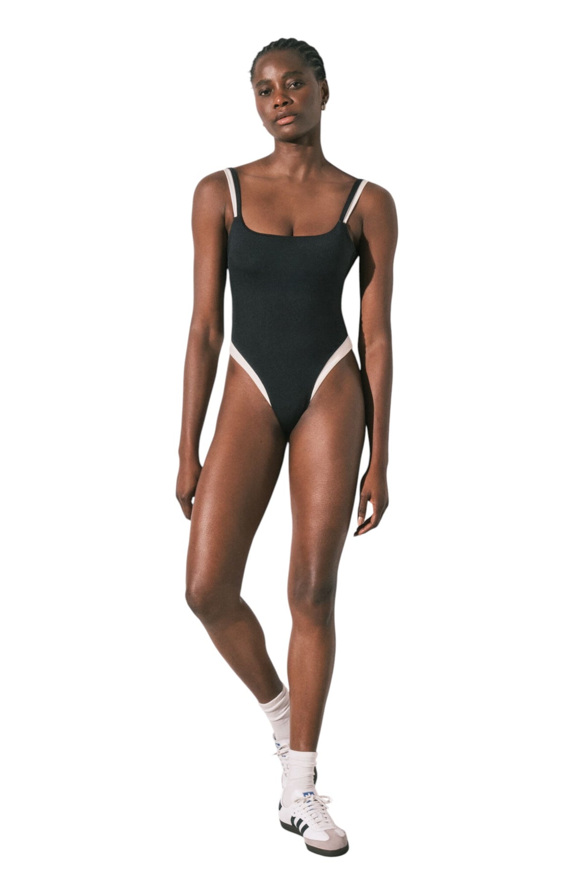 Women Secret block open back swimwear
