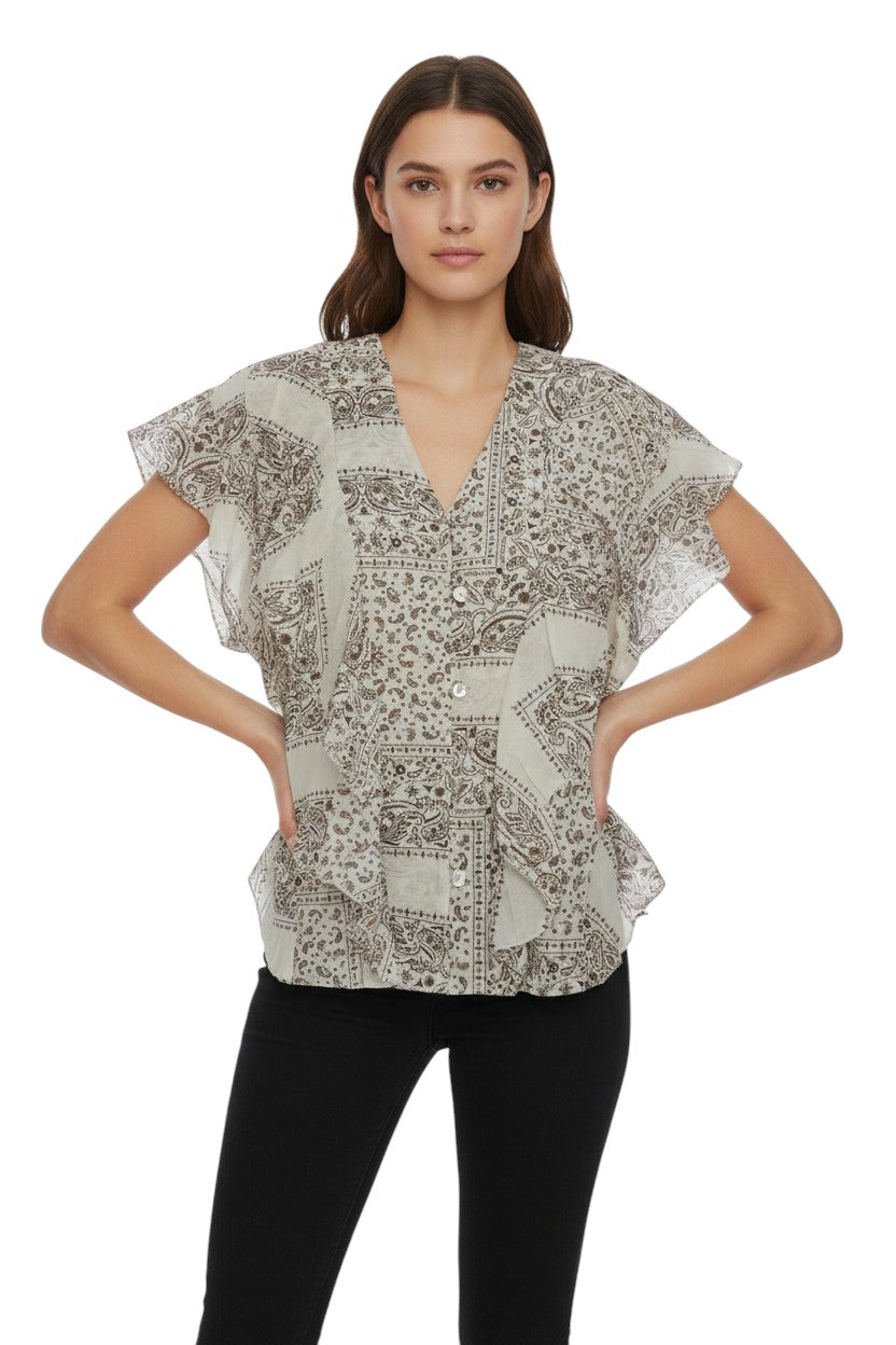 BSB Printed shirt with short sleeves