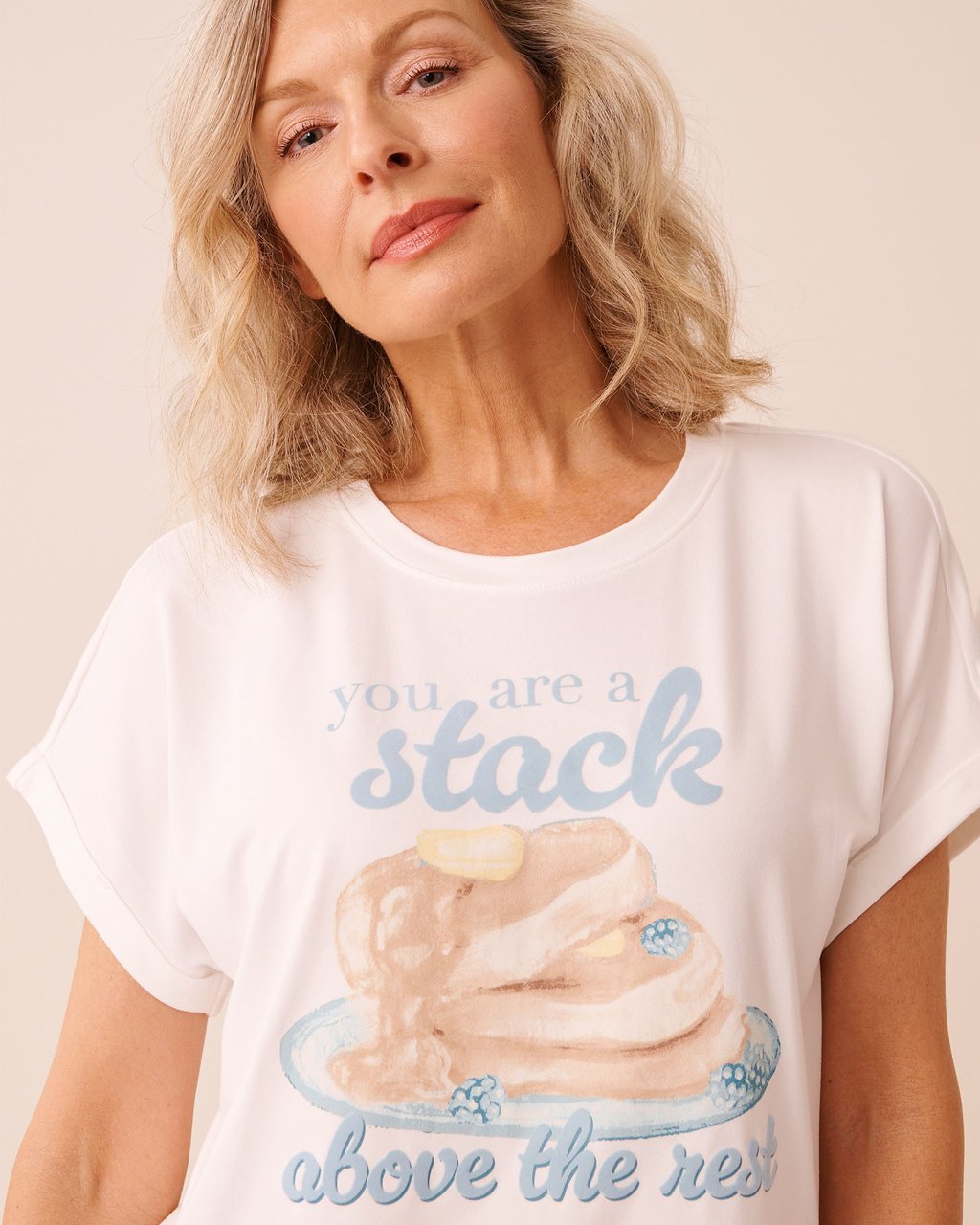 La vie en Rose Brunch Print Super Soft T-shirt
