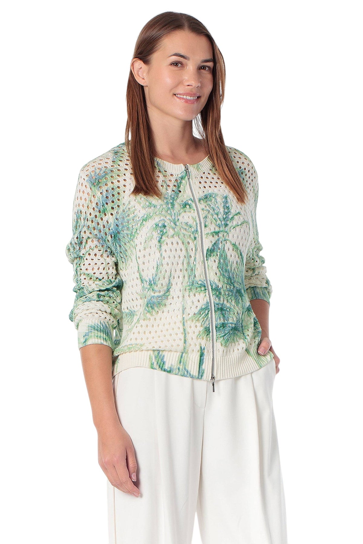 Gerry Weber Cardigan in a tropical pattern
