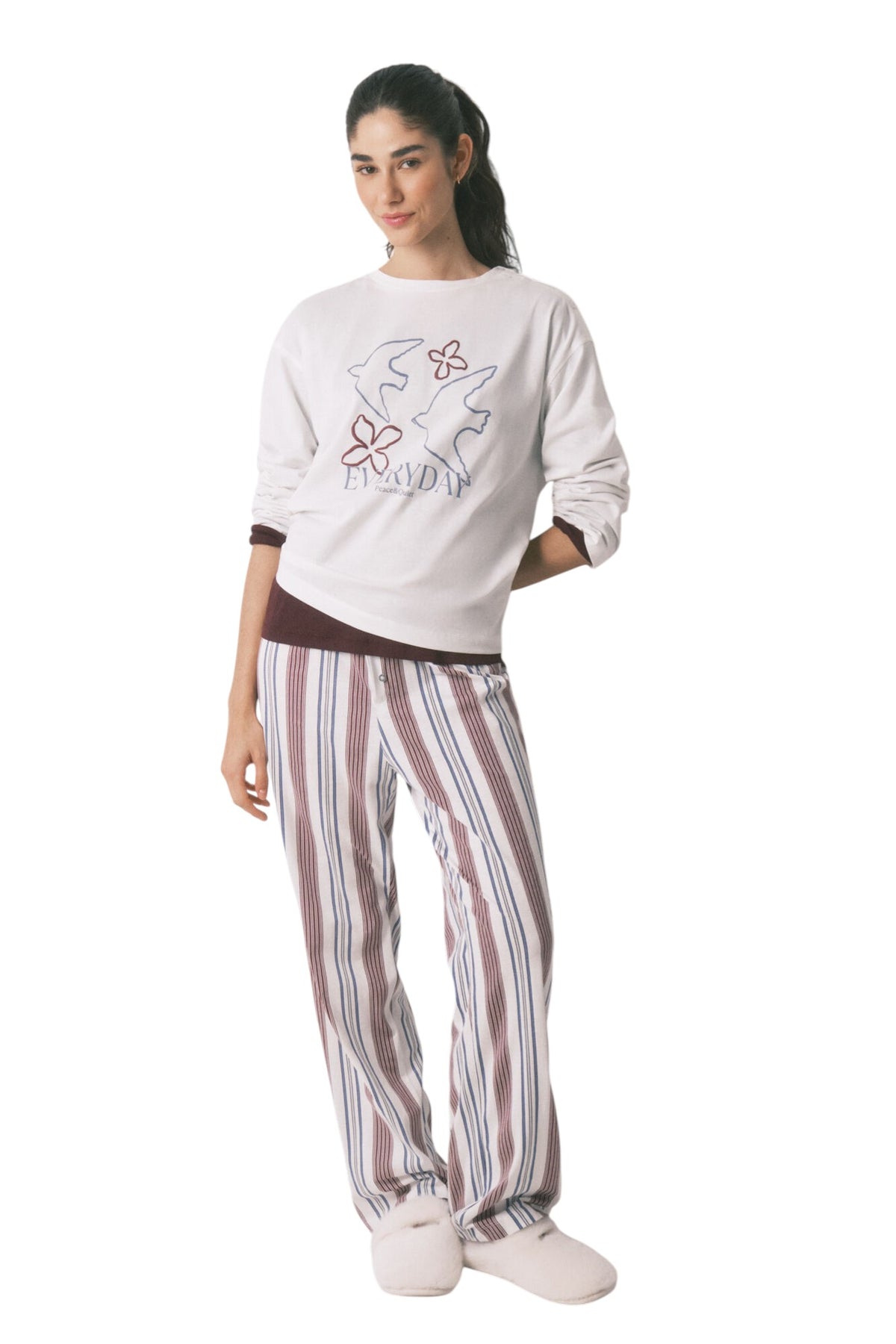 Women Secret 3/4 sleeve t-shirt 100% cotton