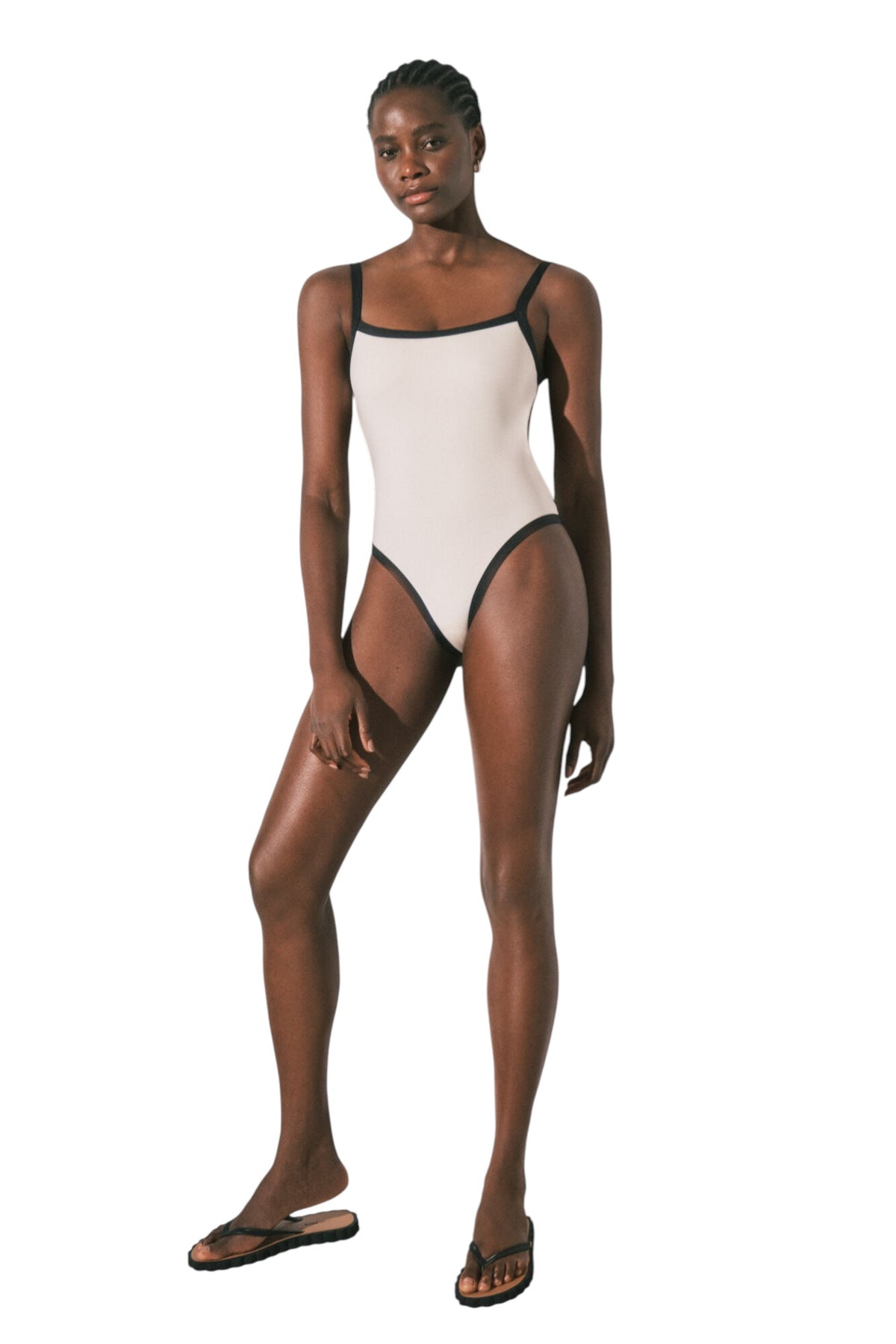 Women Secret semi-shiny straight neckline swimwear