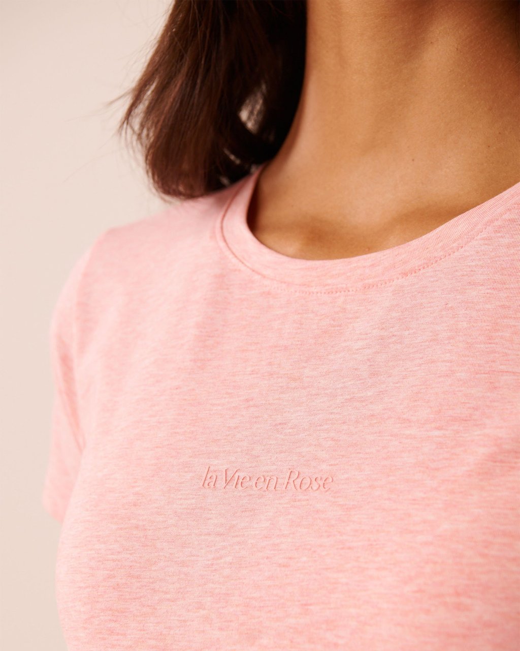 La vie en Rose Cotton T-shirt
