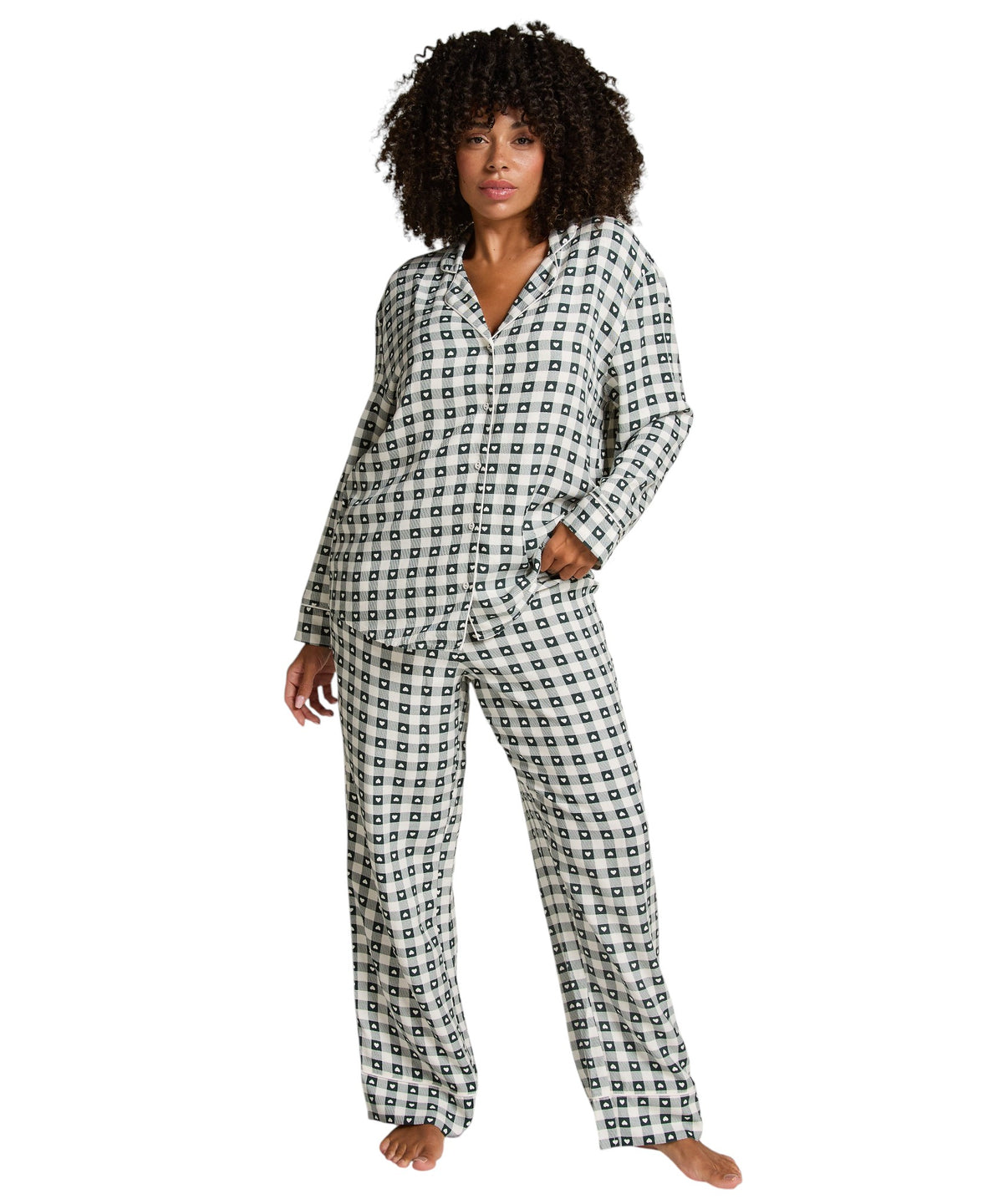 HUNKEMÖLLER Pyjamaset Twill