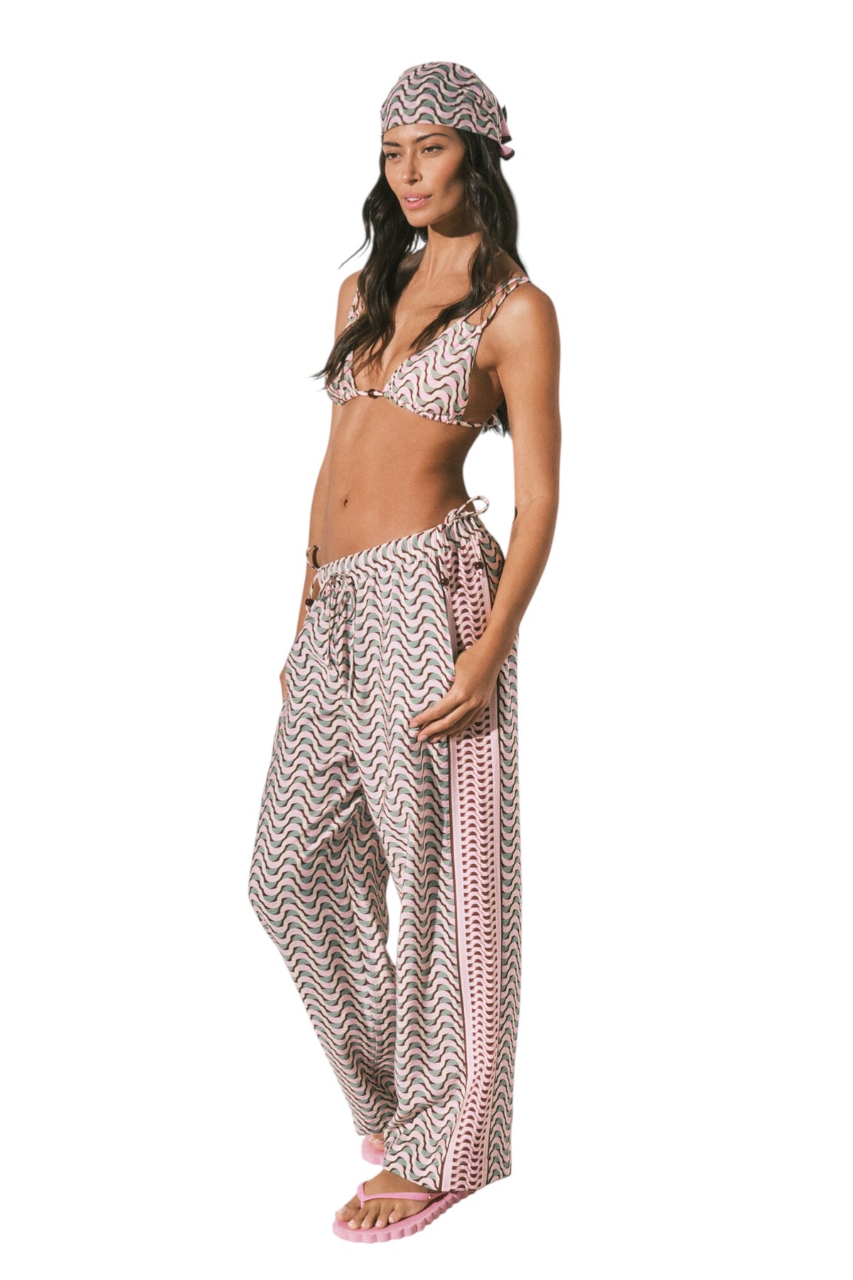 Women Secret Geometric print long trousers