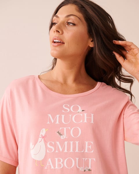 La vie en Rose Pancake Print Sleepshirt