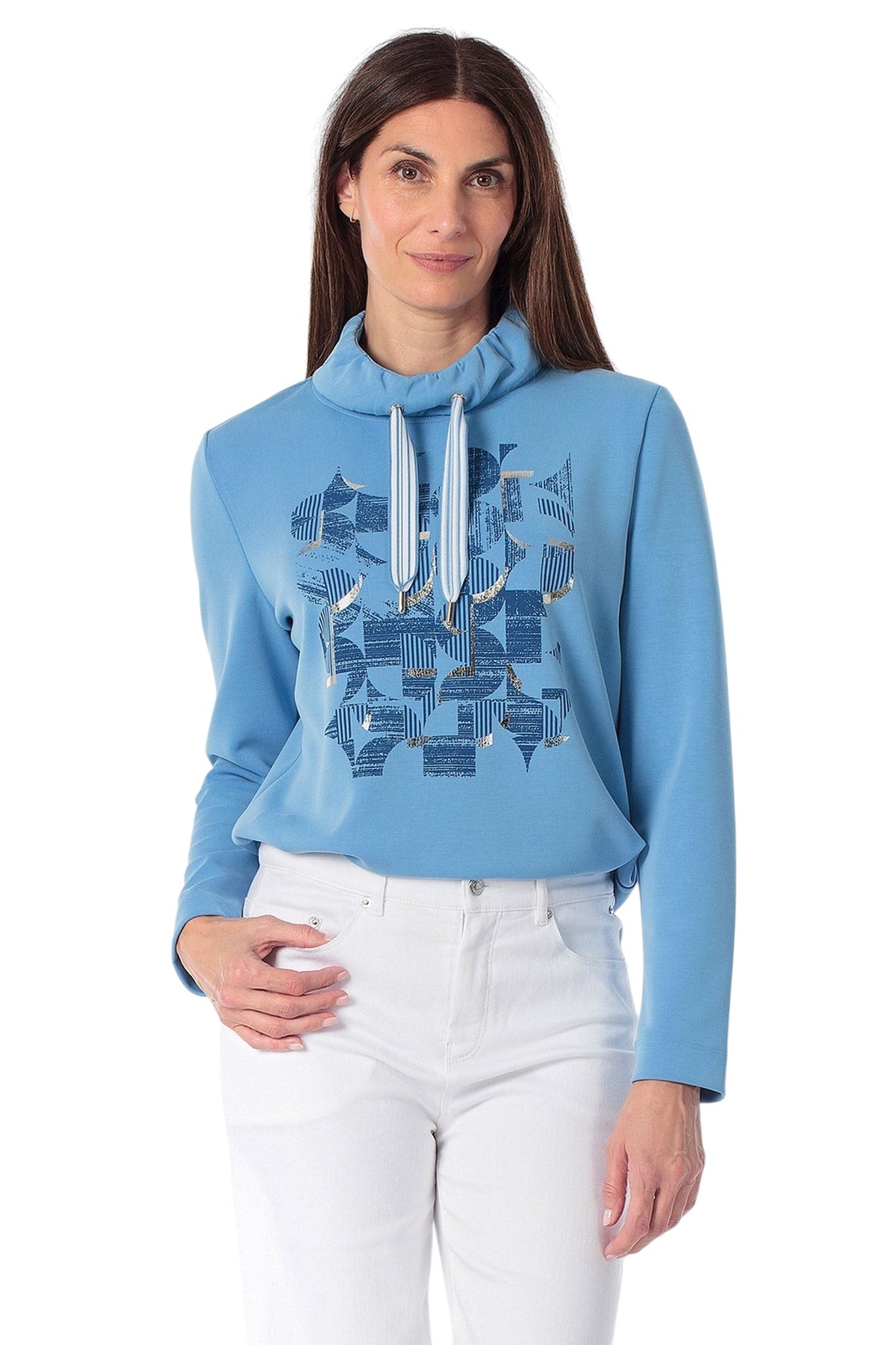 Gerry Weber Hoodie graphic print with hood