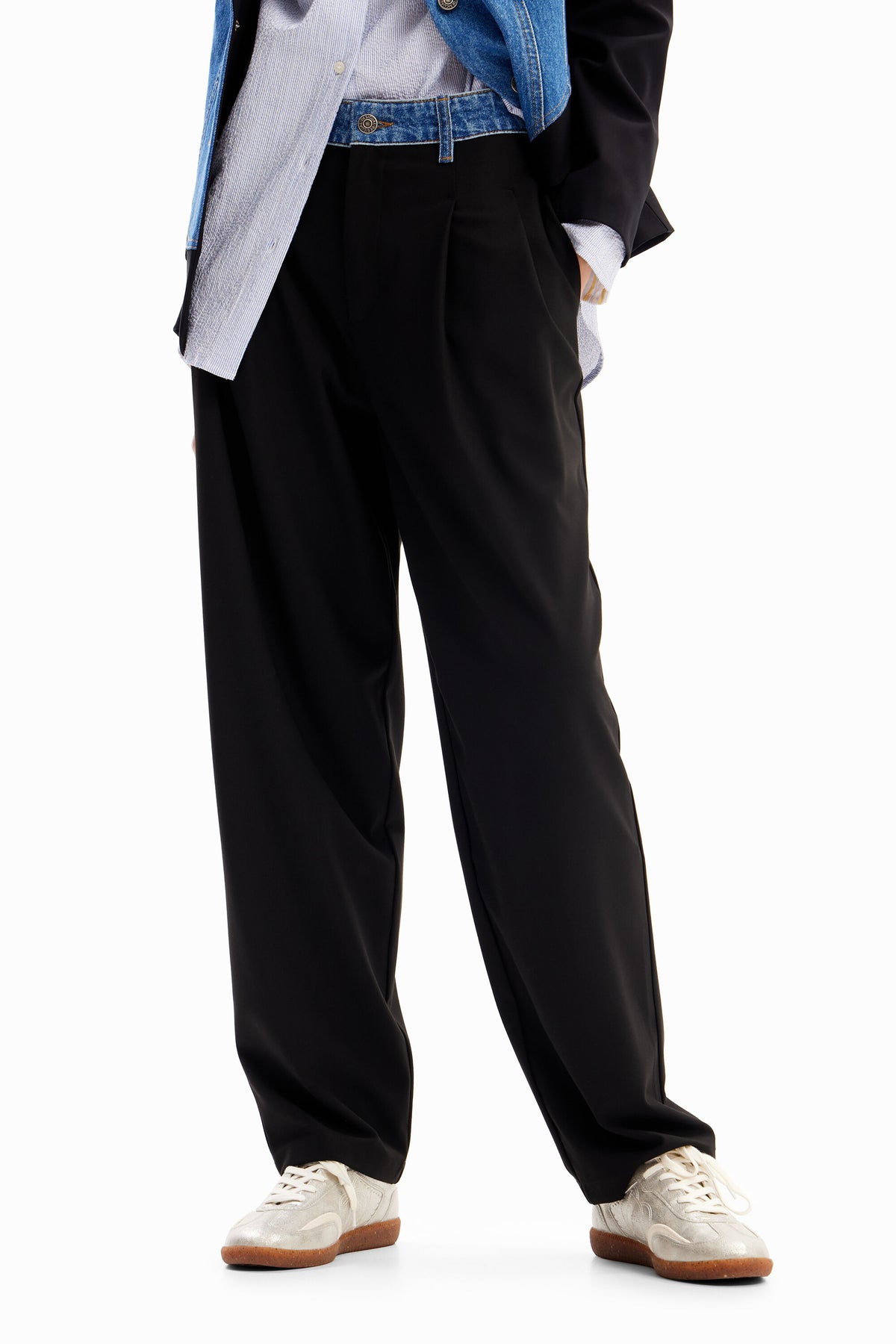 Desigual Hybrid Tailored Trousers