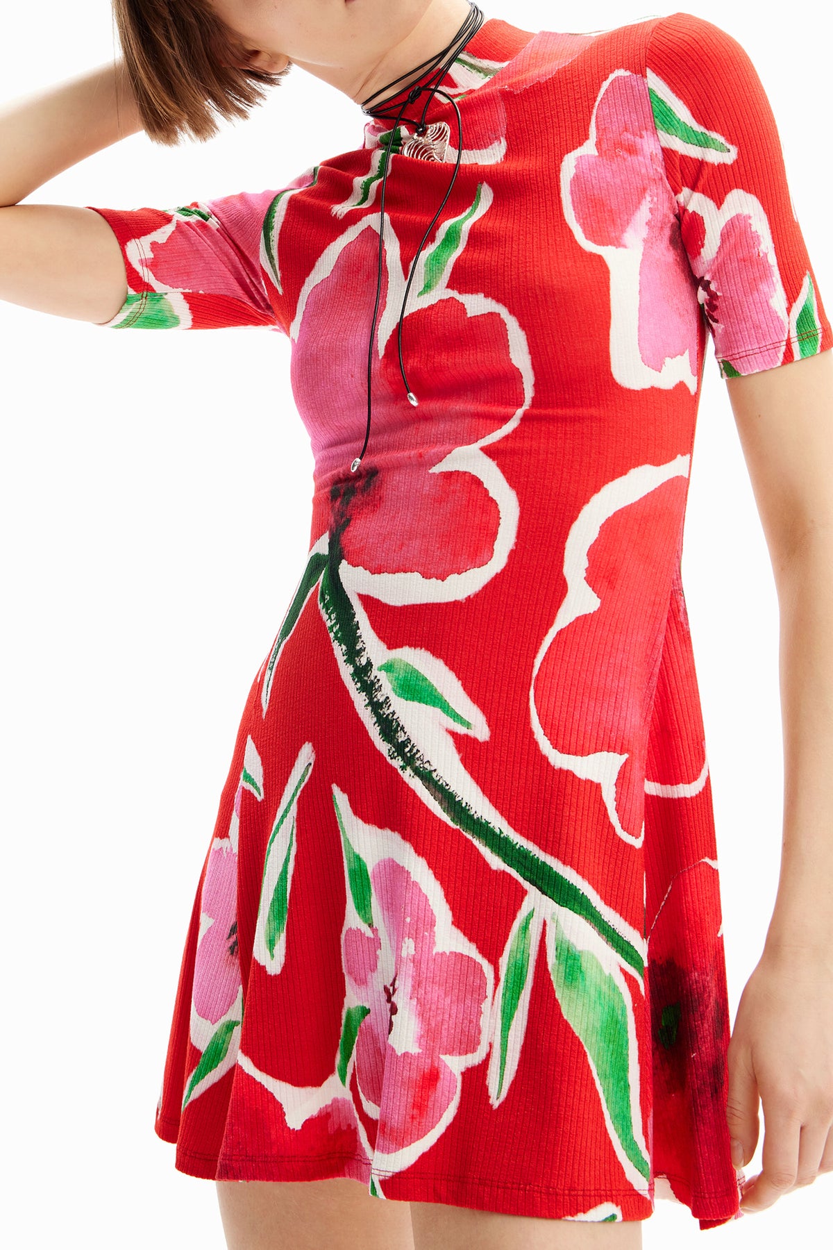 Desigual Short Floral Skater Dress