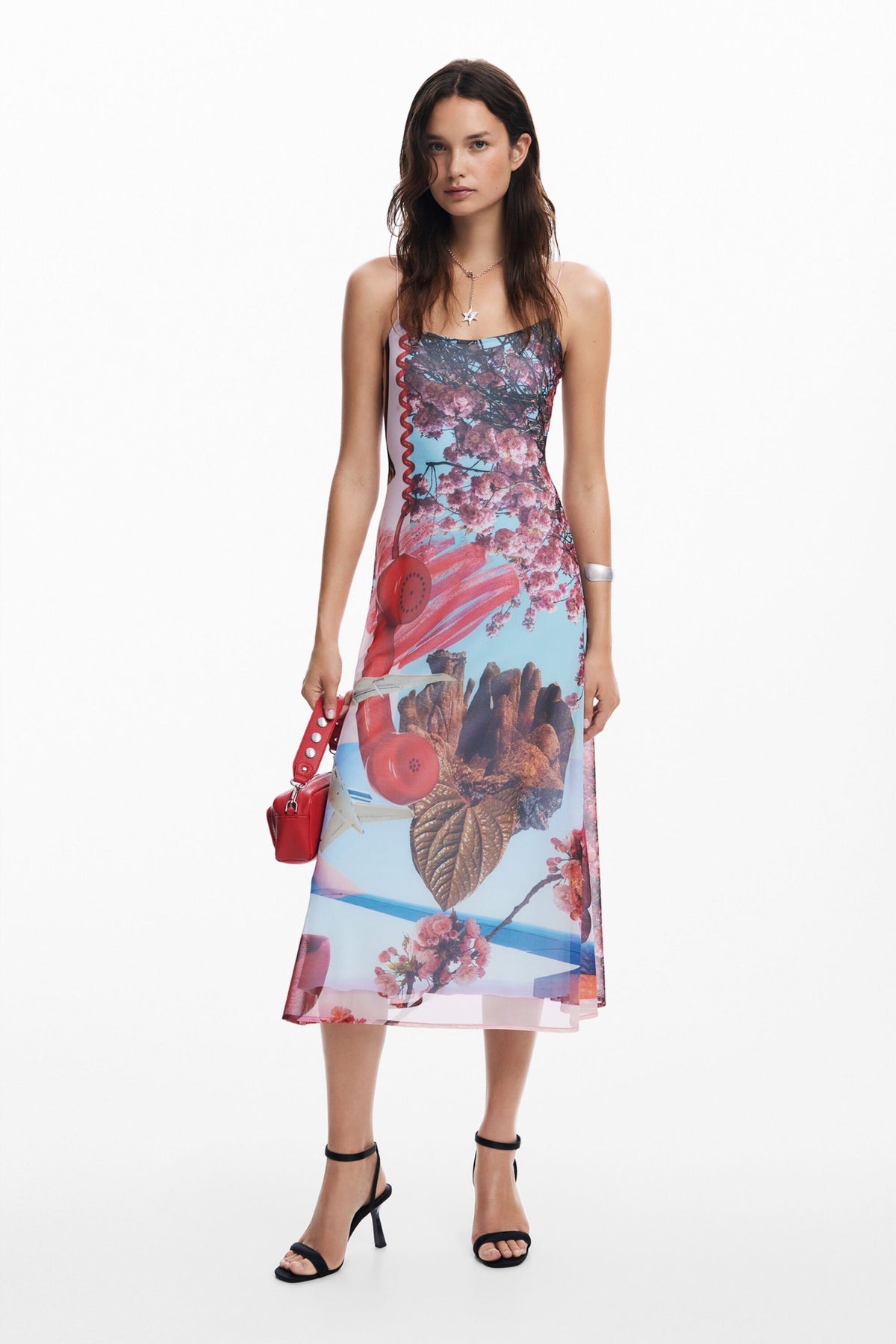 Desigual Printed Midi Dress M. Christian Lacroix