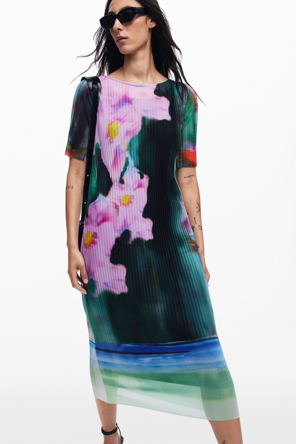Desigual Floral Midi Dress