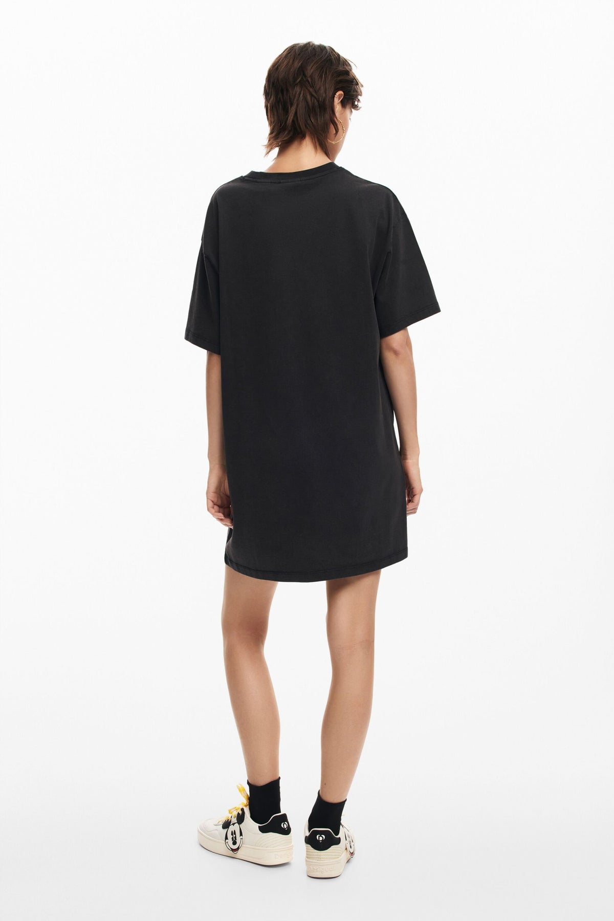 Desigual Short Dress With Short Sleeves Mickey