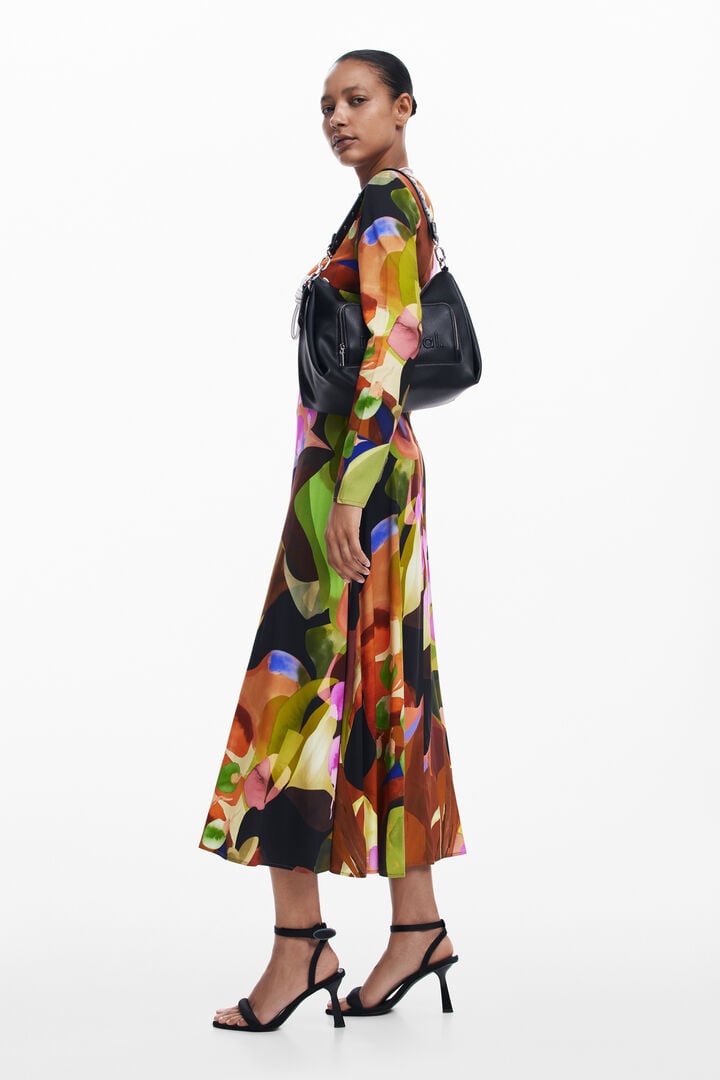 Desigual Printed Midi Dress M. Christian Lacroix
