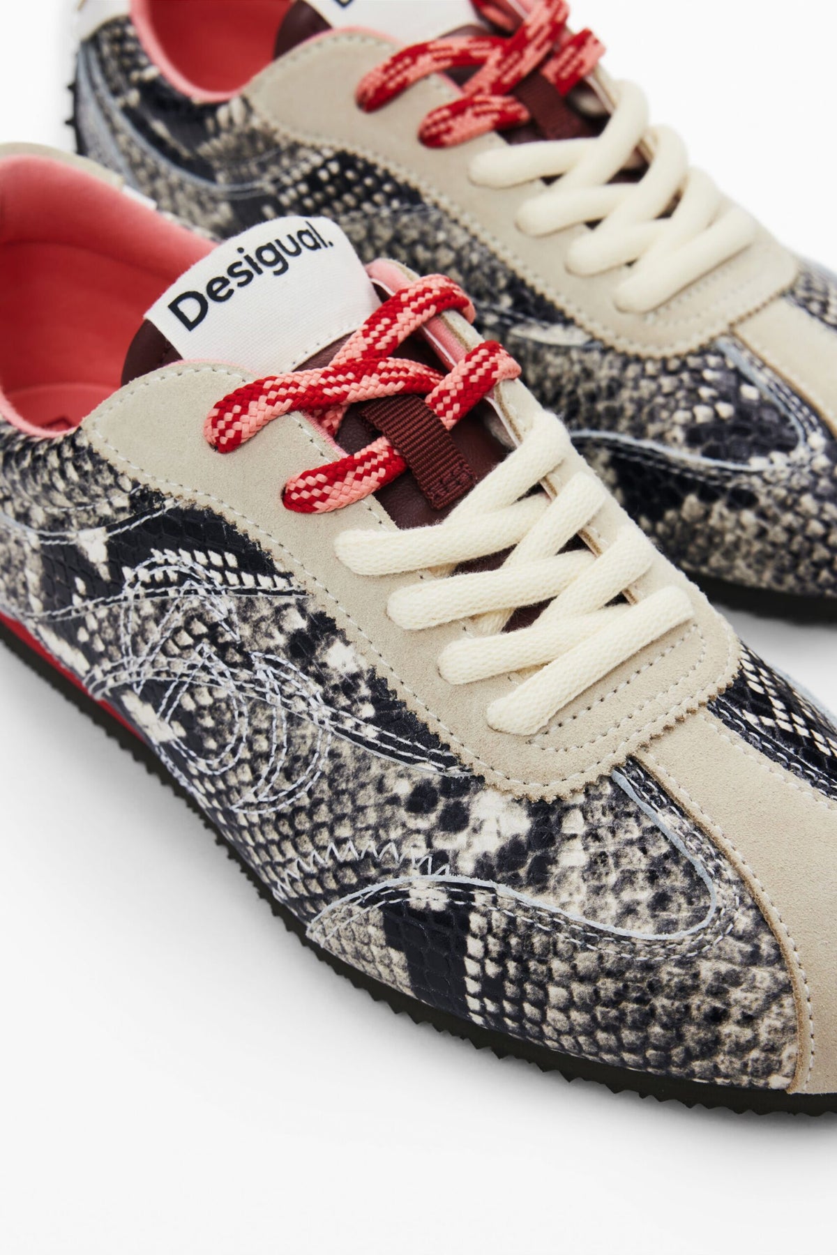 Desigual Snake print sneakers