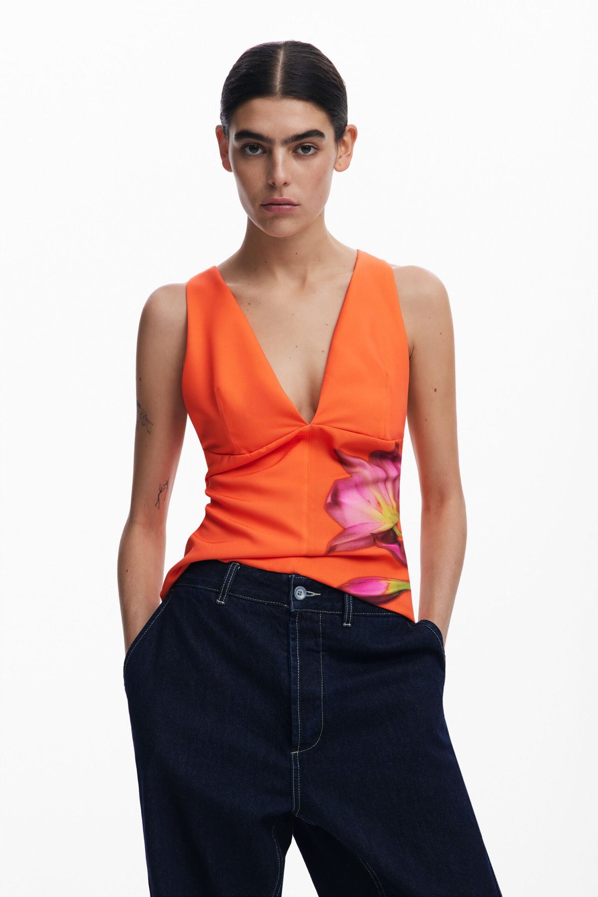 Desigual Floral T-shirt