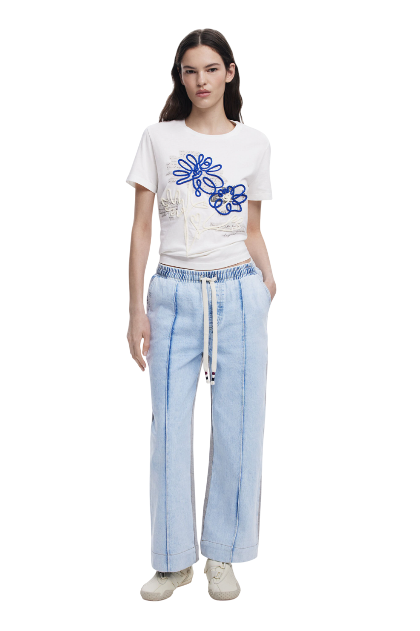 Desigual Cropped Jogger Jeans