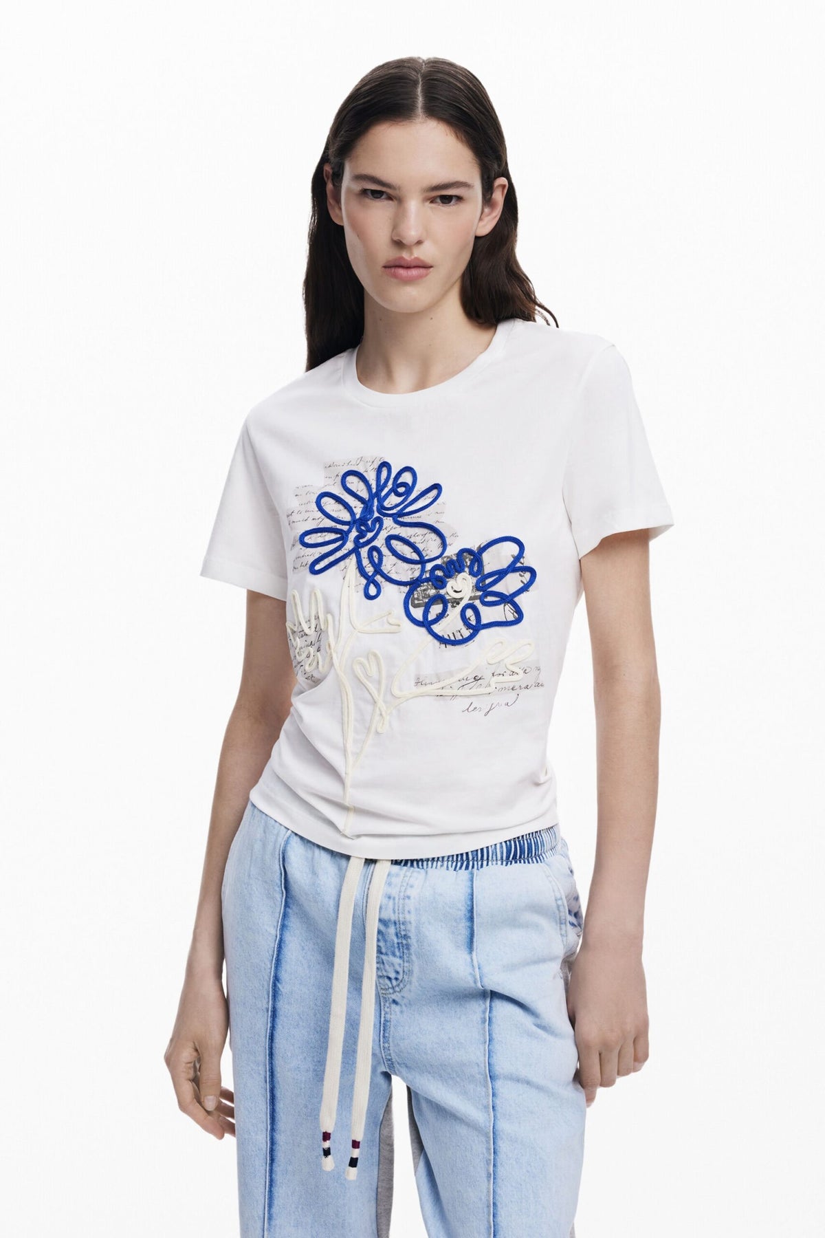 Desigual Cropped Jogger Jeans
