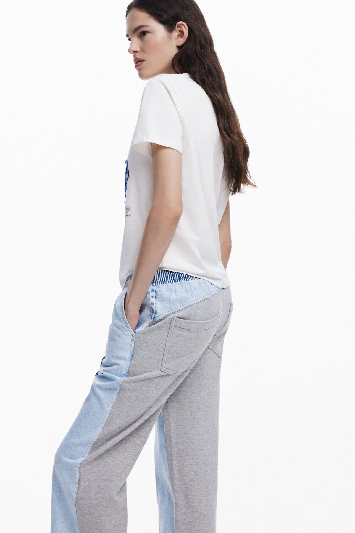 Desigual Cropped Jogger Jeans