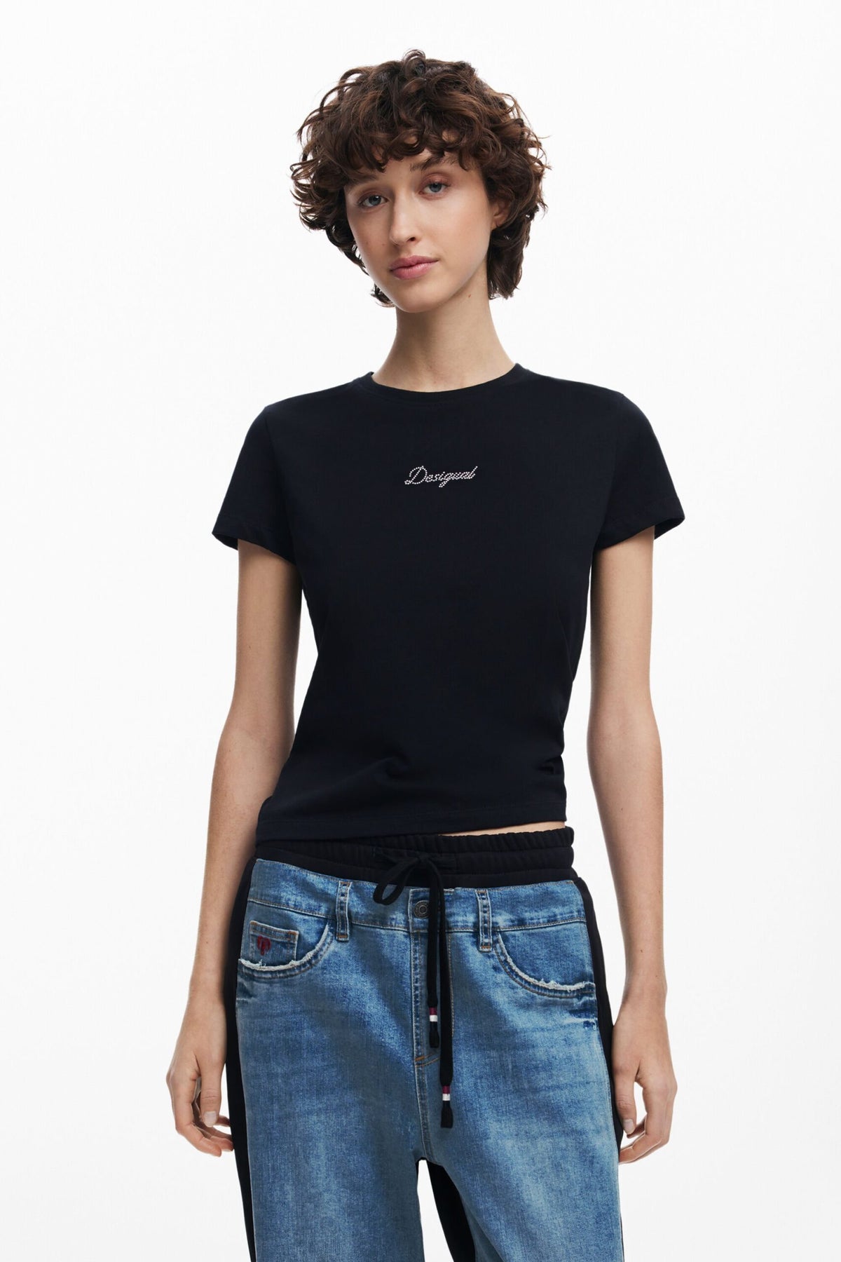 Desigual Contrast jogger jeans