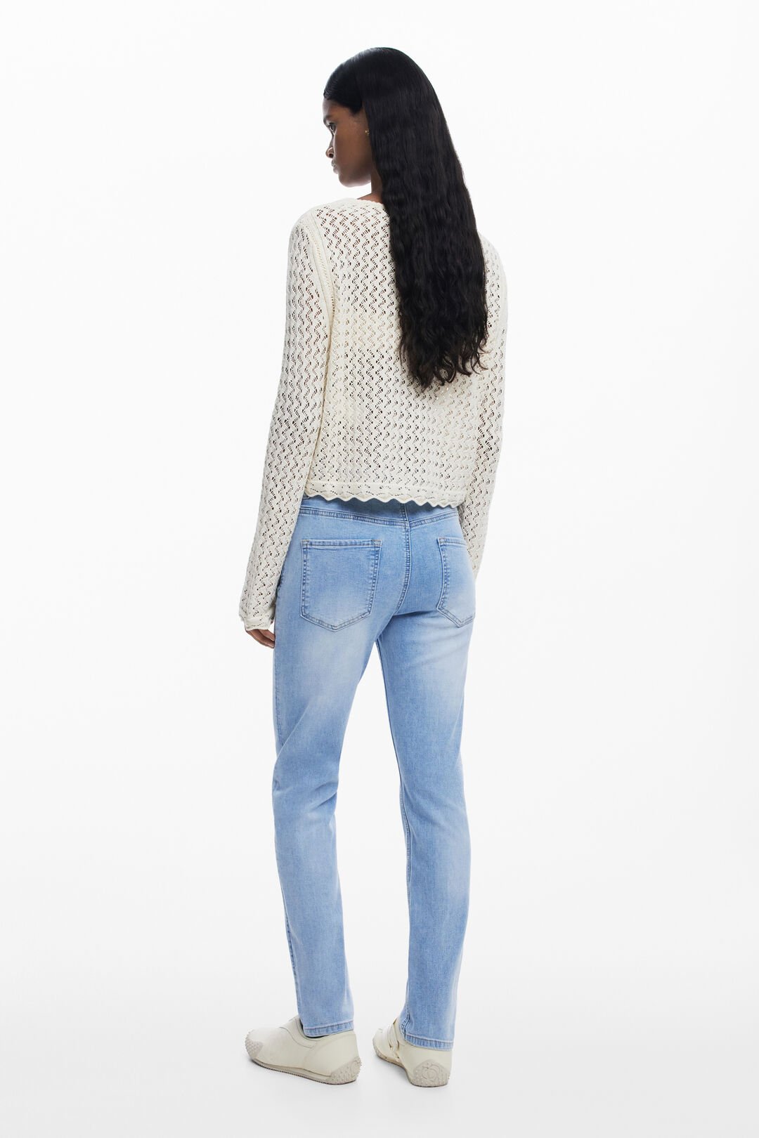 Desigual Slim jeans with patches