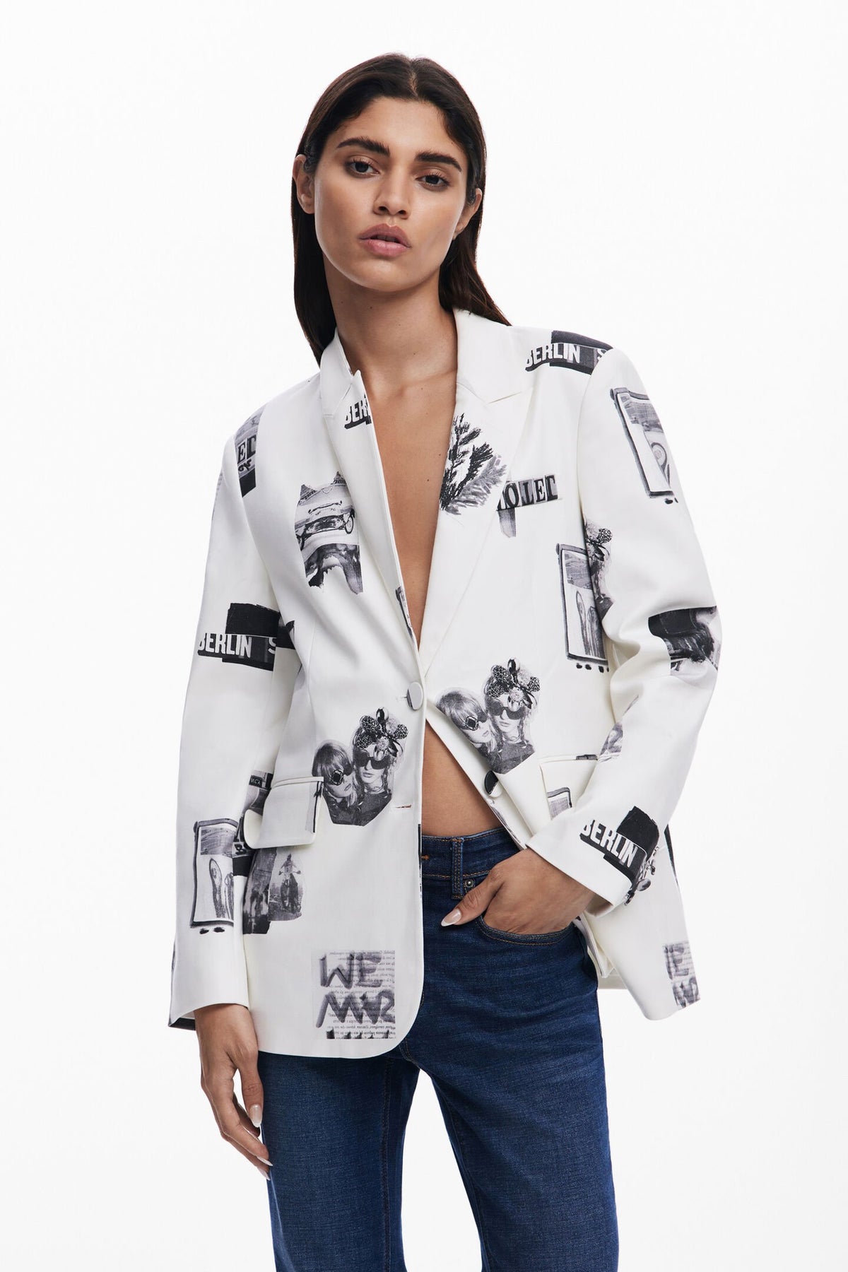 Desigual Collage blazer