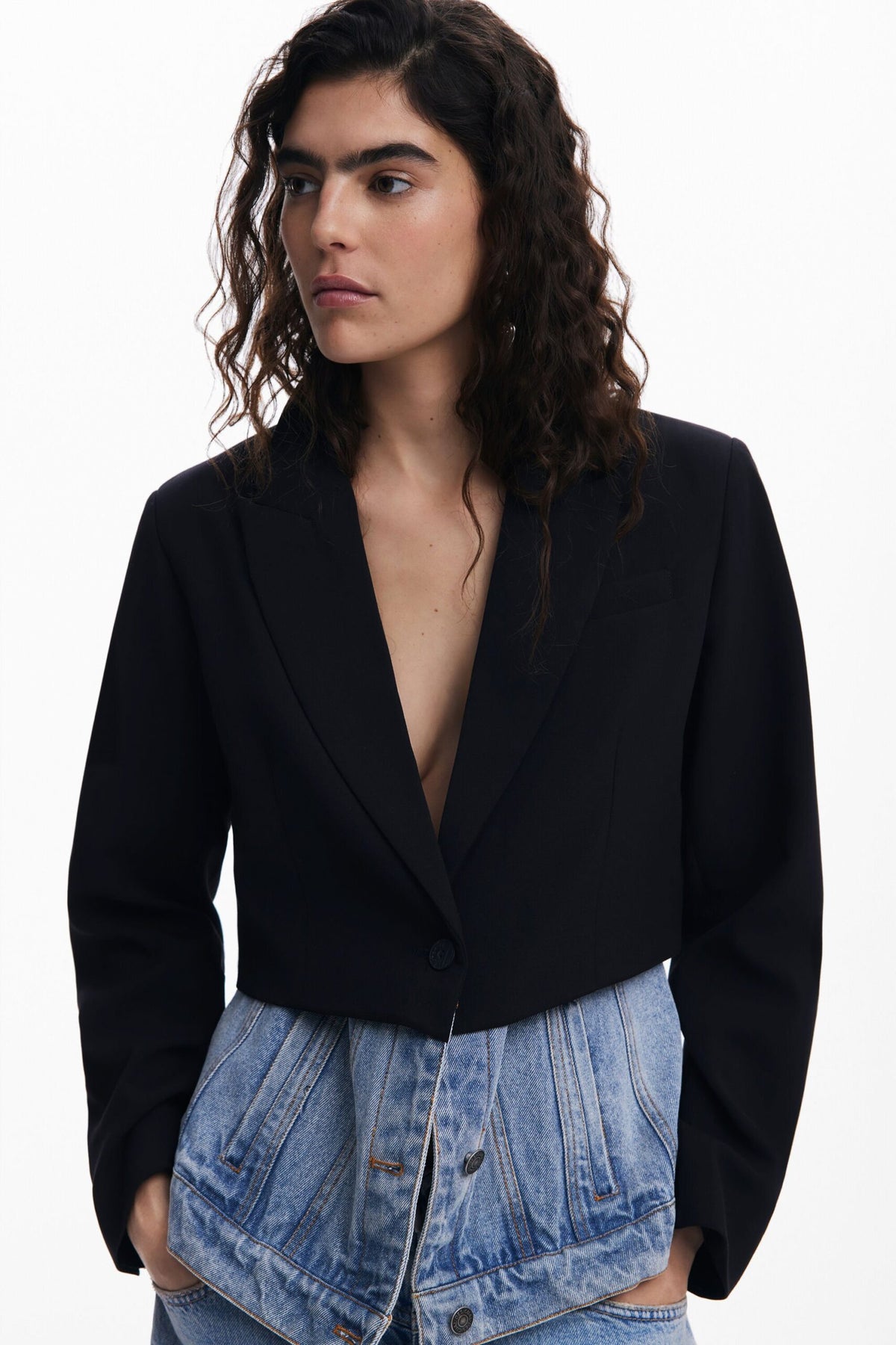 Desigual Combined blazer