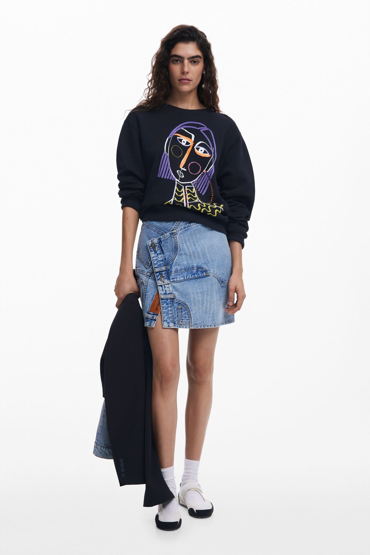 Desigual Collage miniskirt