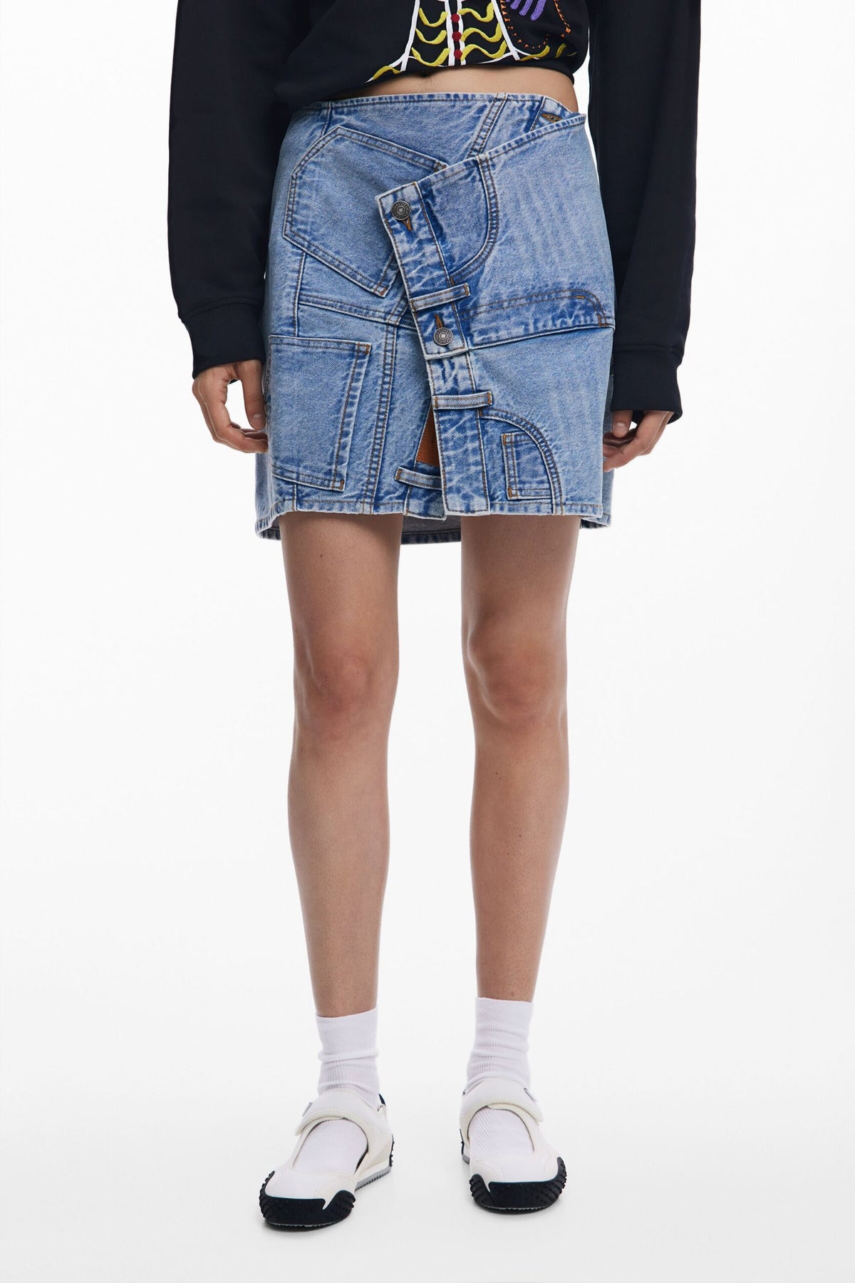 Desigual Collage miniskirt