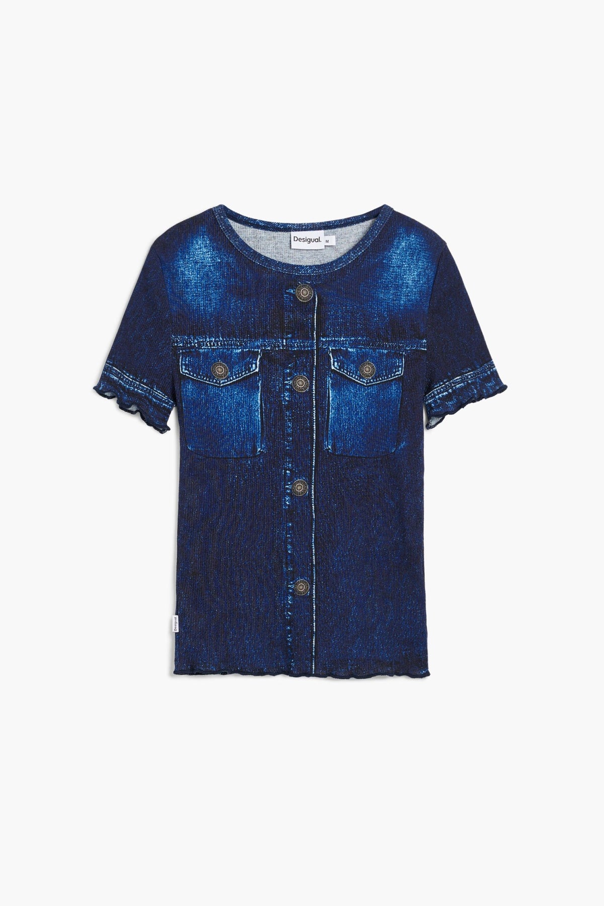 Desigual Denim effect T-shirt