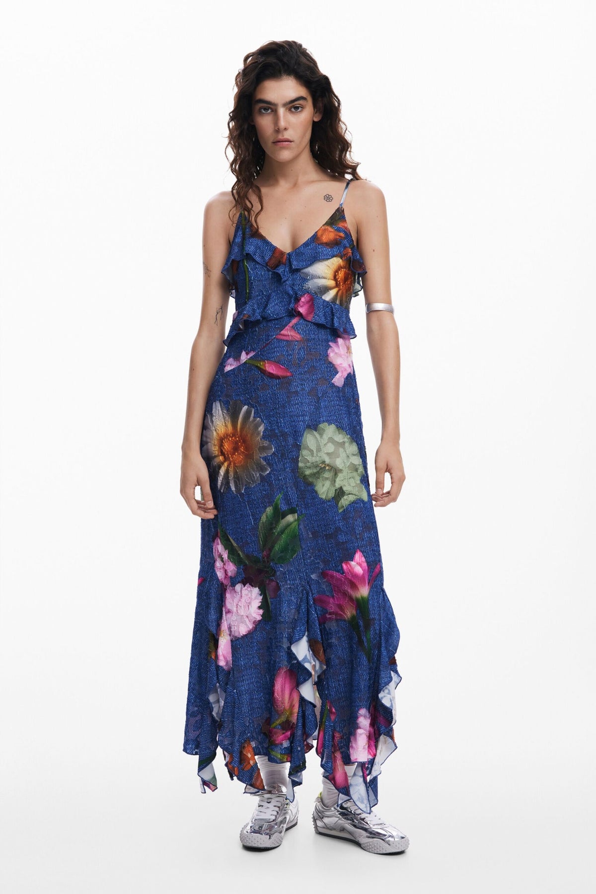 Desigual Floral midi dress