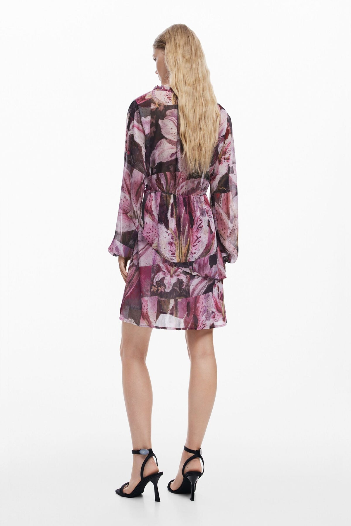 Desigual Flowy orchid dress