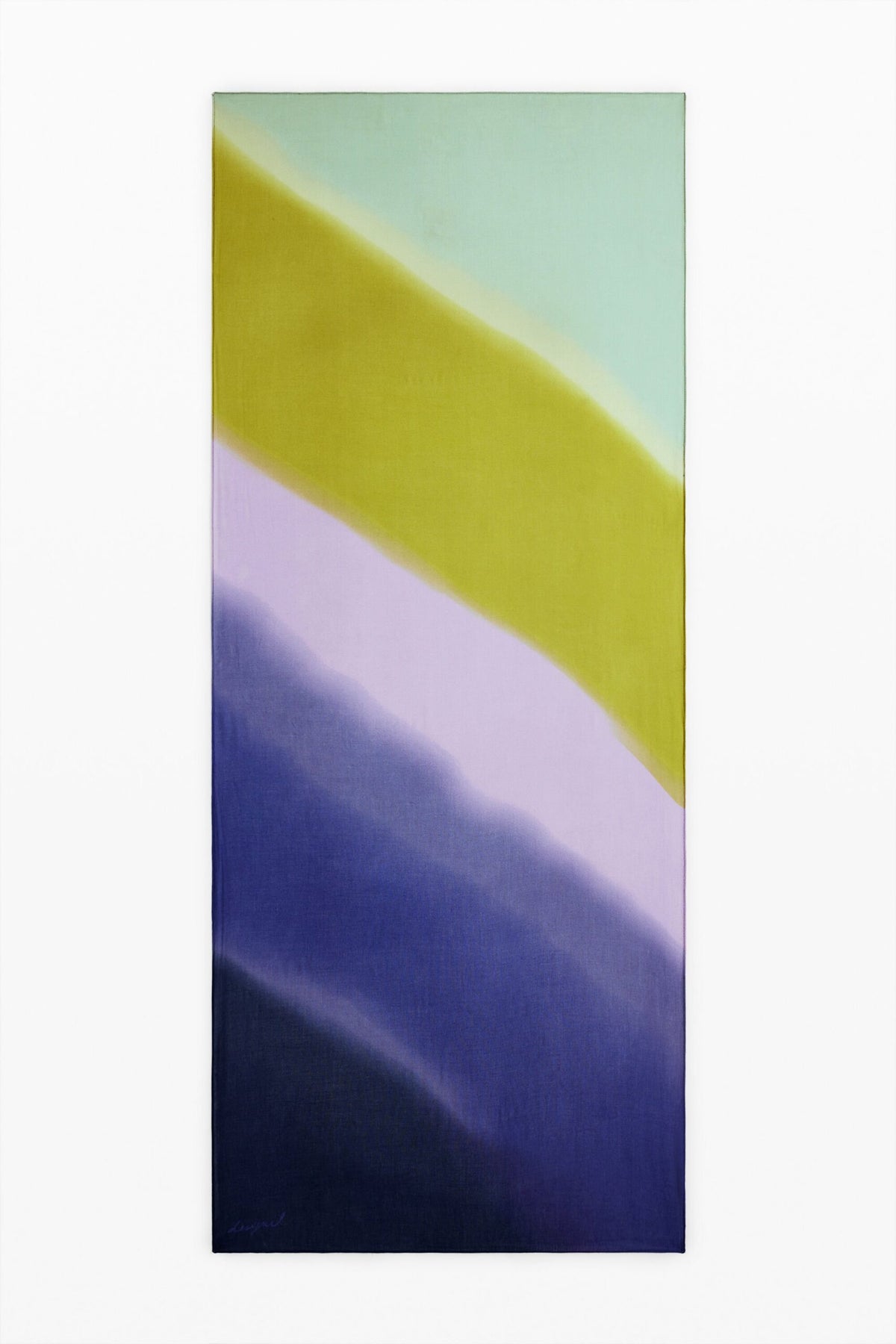 Desigual Rectangular scarf with diagonal stripes