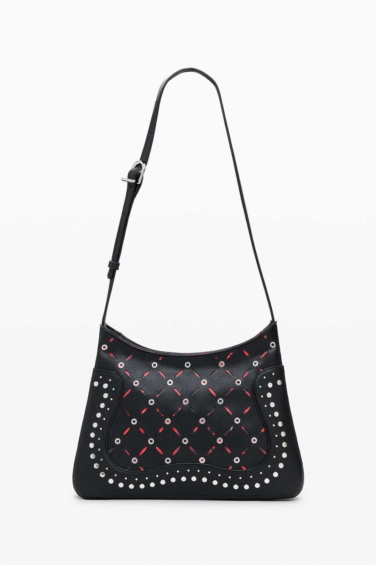 Desigual Small perforated faux leather bag