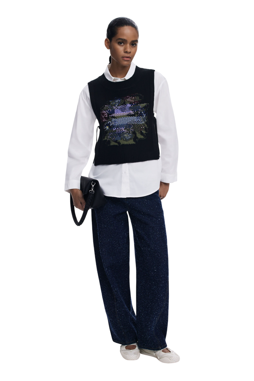 Desigual 2-in-1 floral shirt