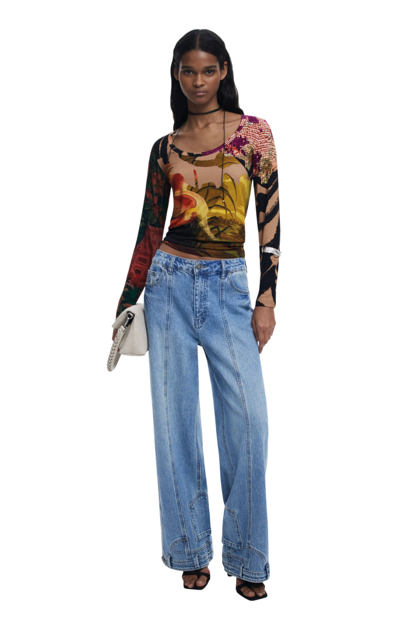 Desigual T-shirt designed by Mr. Christian Lacroix