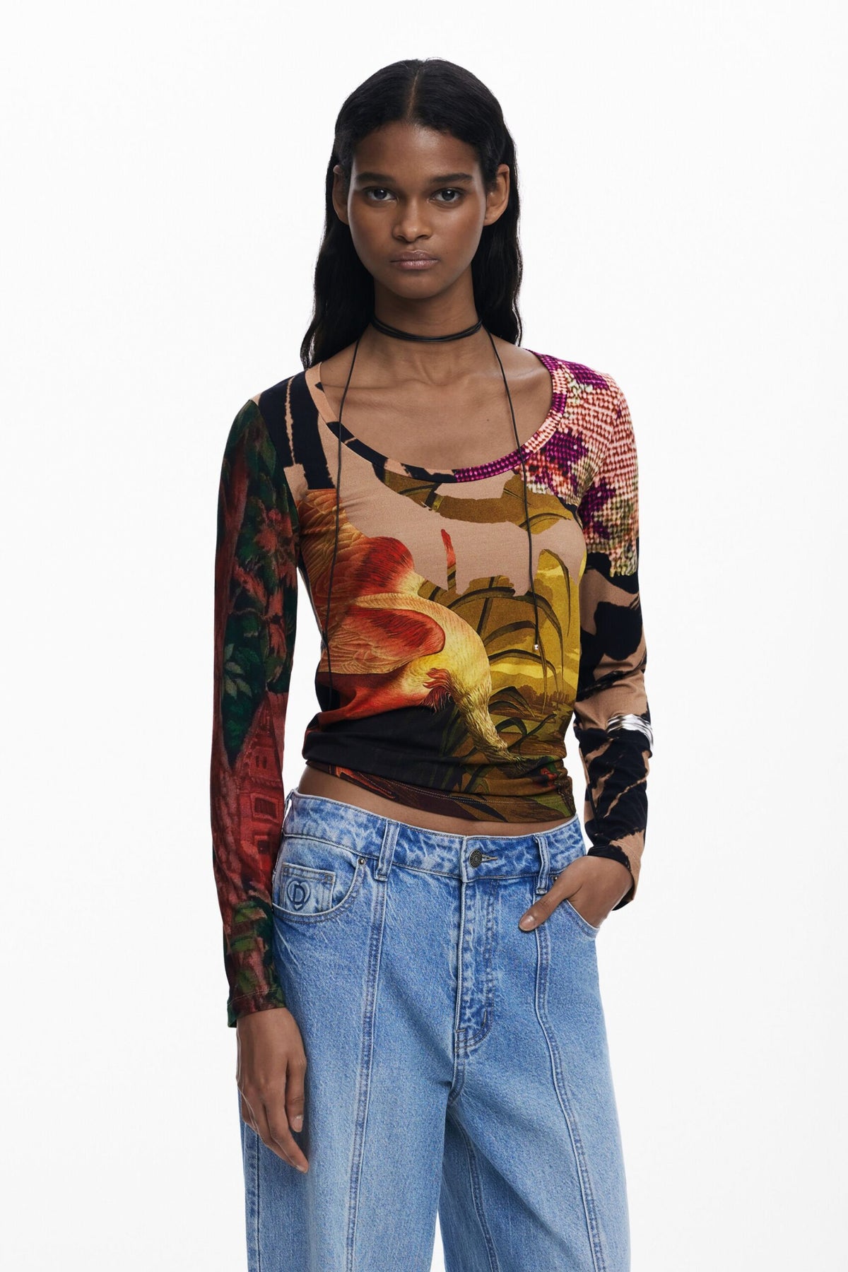 Desigual T-shirt designed by Mr. Christian Lacroix